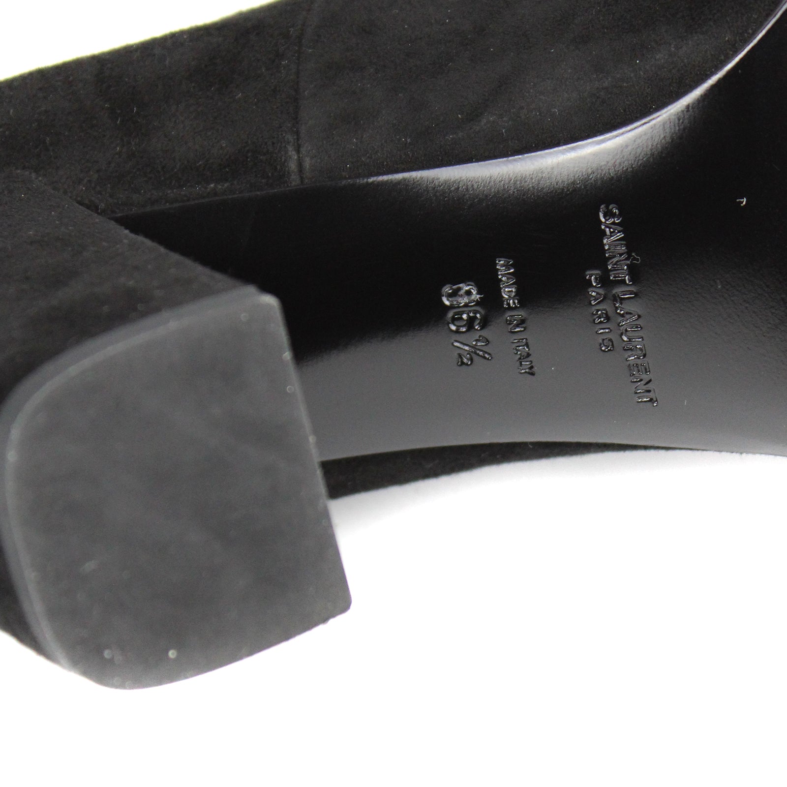 SAINT LAURENT - Rhinestone pumps (T36.5)