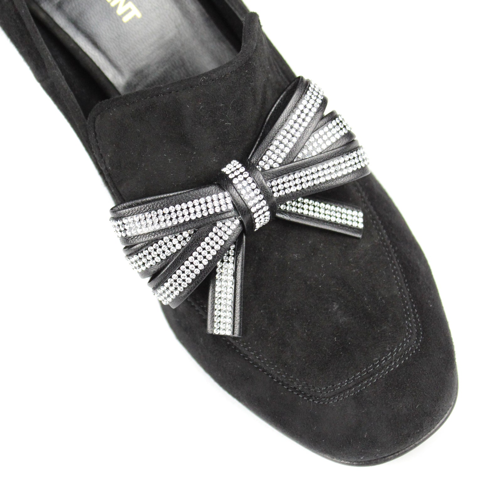 SAINT LAURENT - Rhinestone pumps (T36.5)