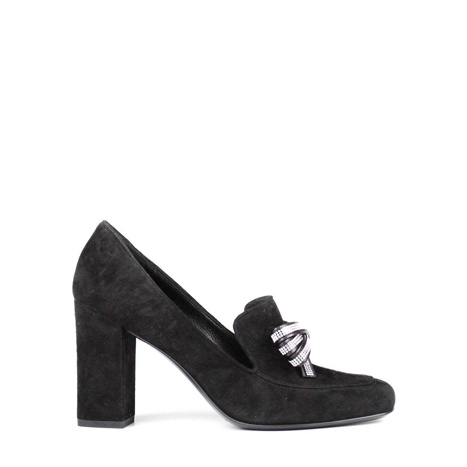 SAINT LAURENT - Rhinestone pumps (T36.5)