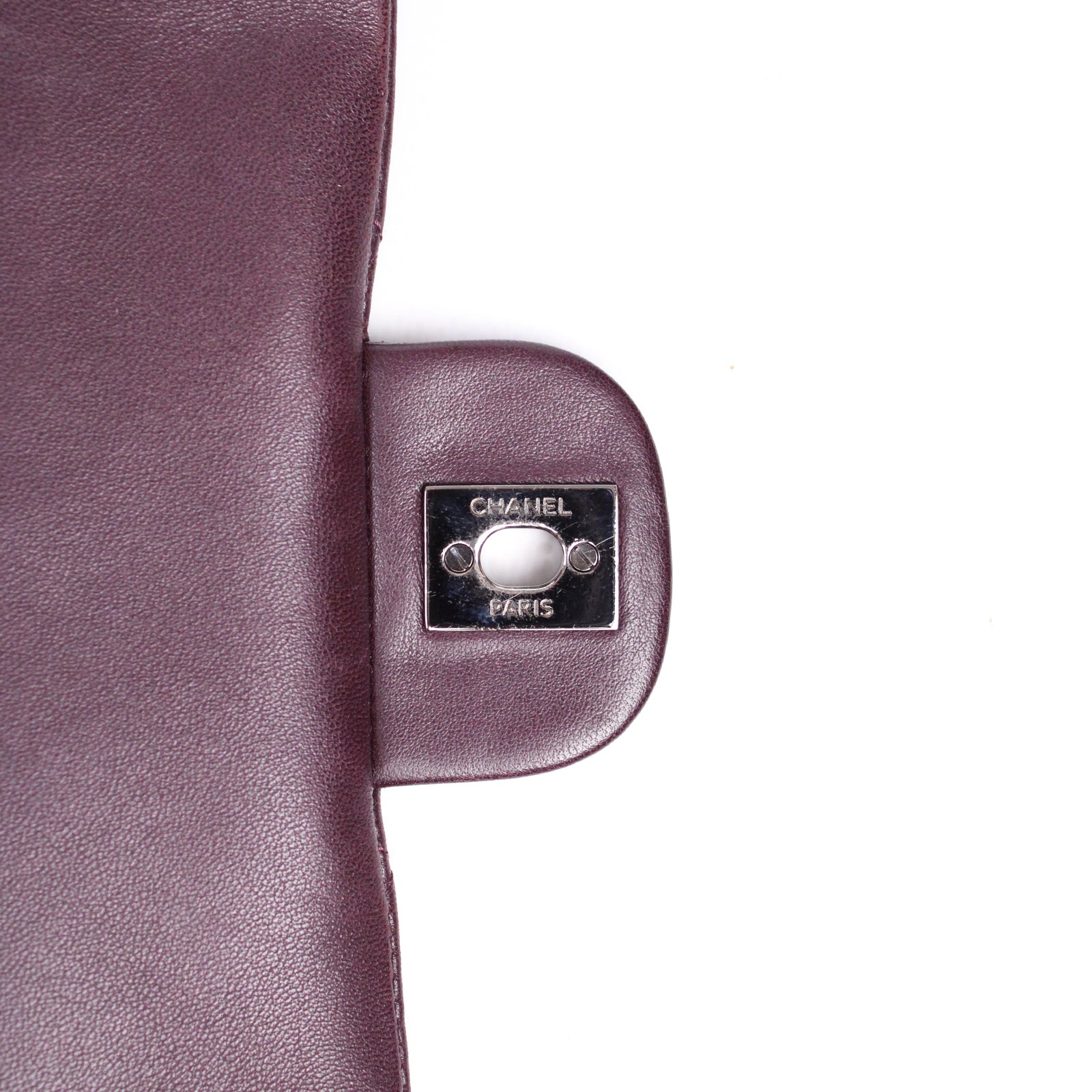 CHANEL - Sac Timeless en cuir bordeaux