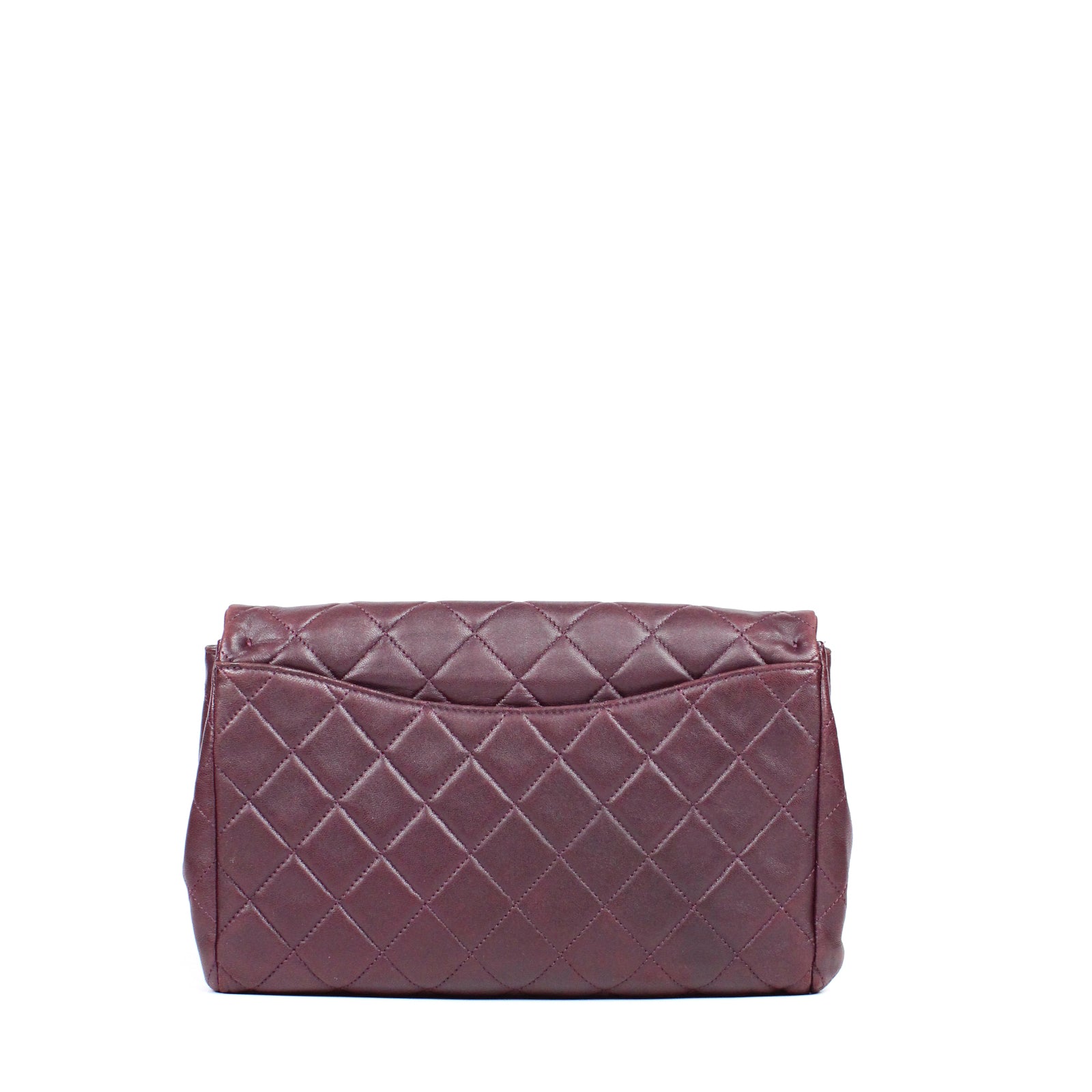 CHANEL - Sac Timeless en cuir bordeaux