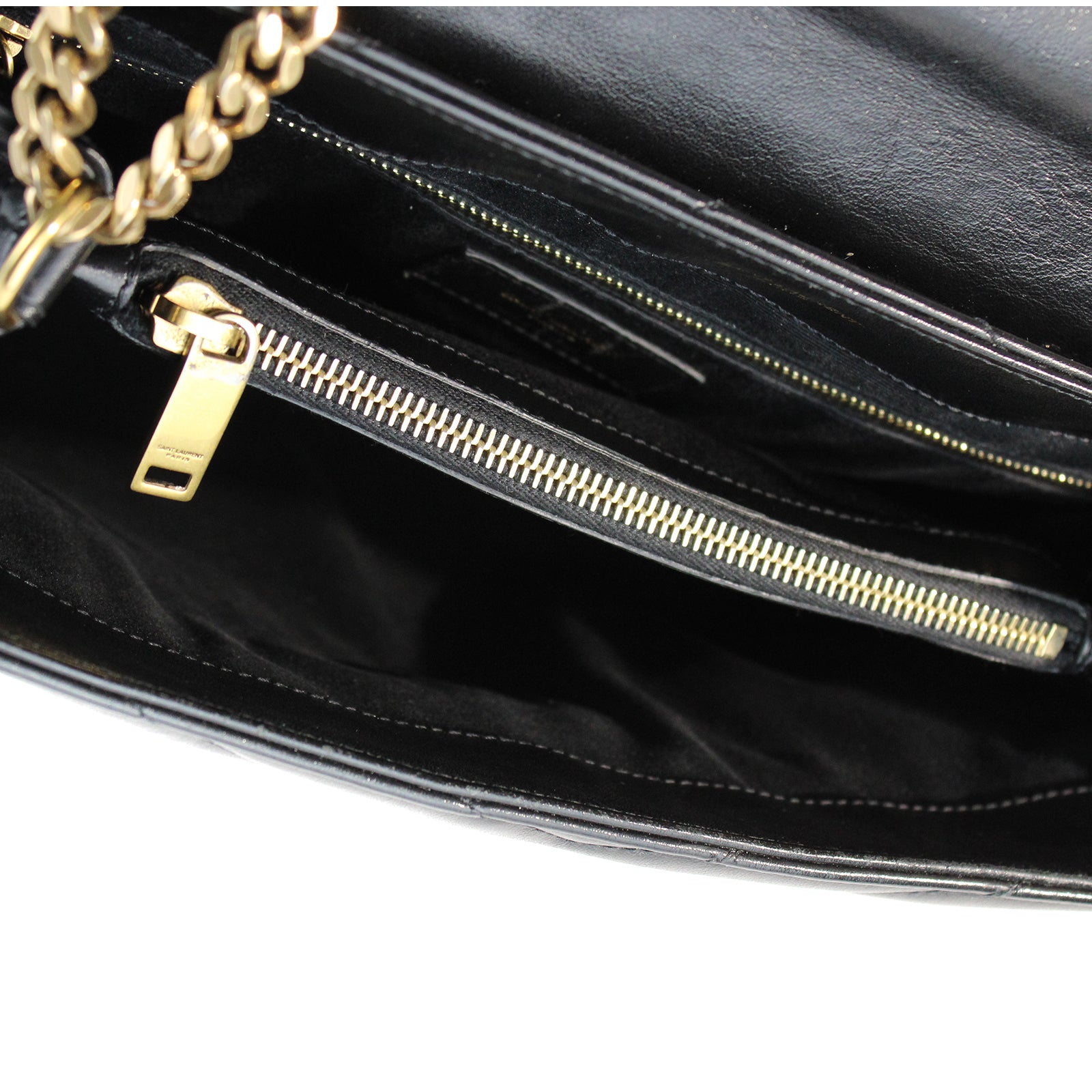 SAINT LAURENT - Loulou medium en cuir matelassé