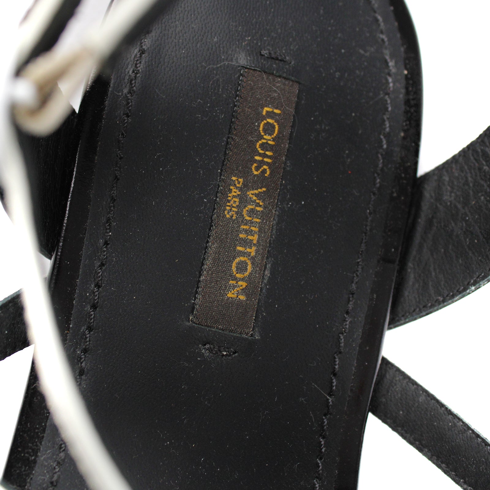 LOUIS VUITTON - Sandales plates vintage (T39)