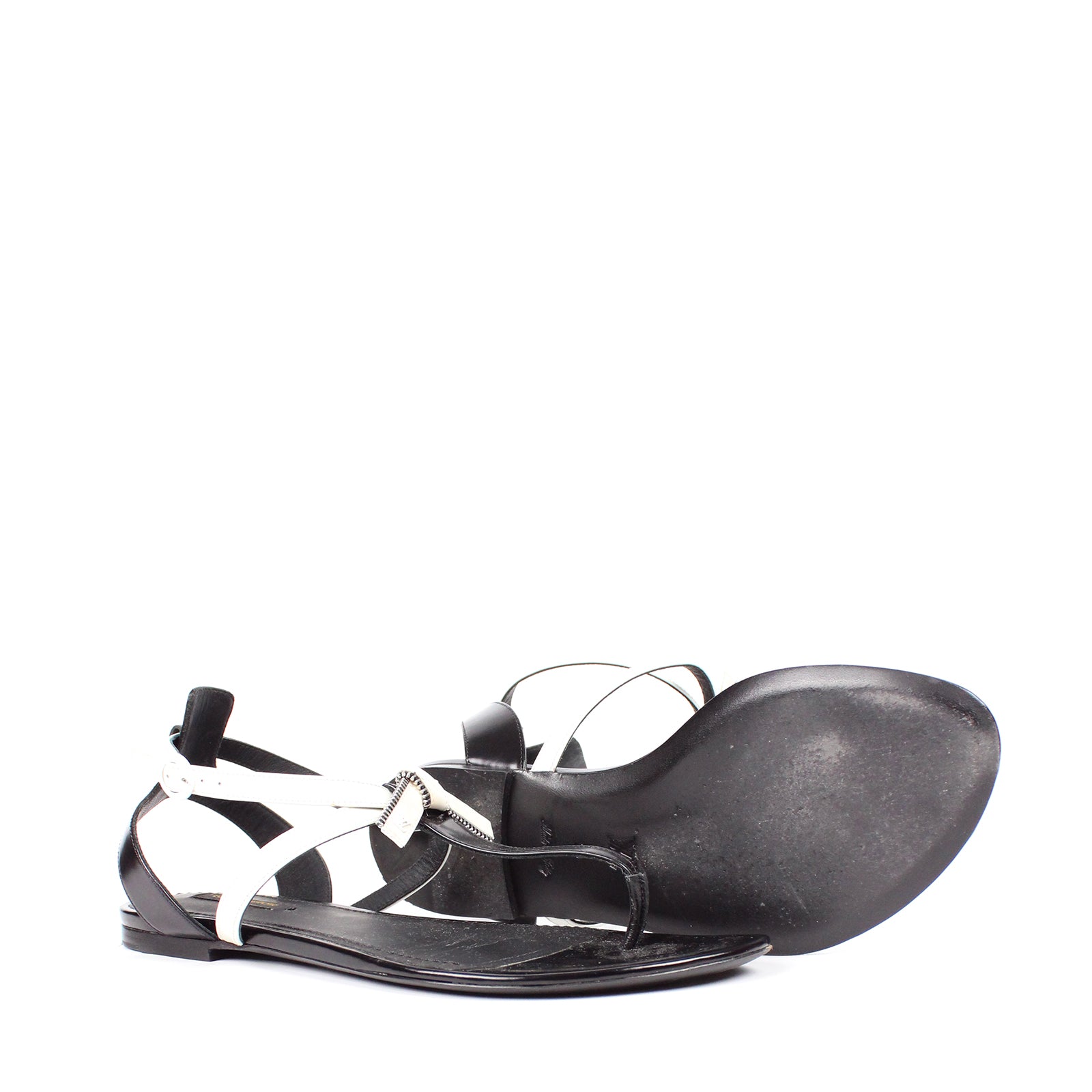LOUIS VUITTON - Sandales plates vintage (T39)
