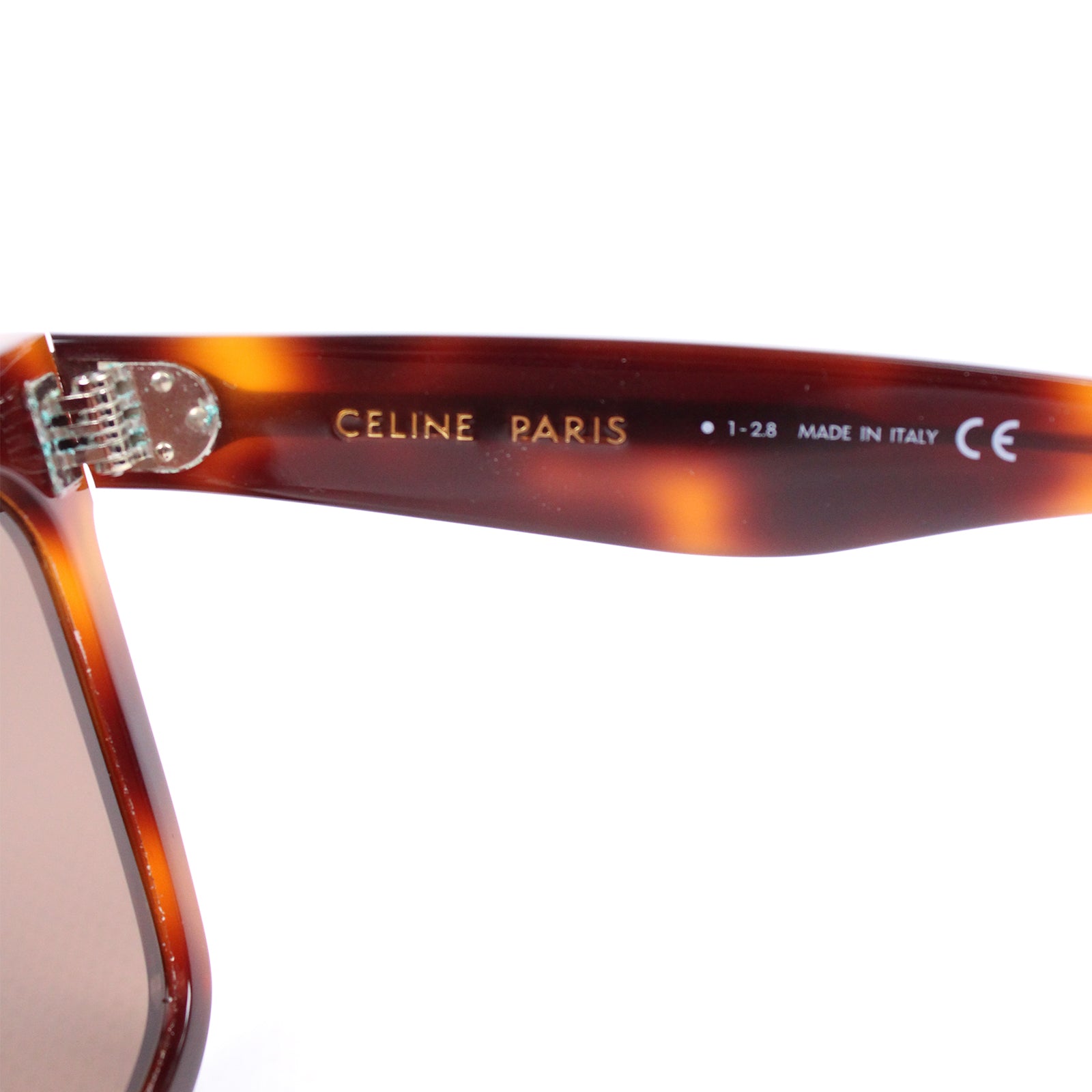 CELINE - Lunettes de soleil écaille