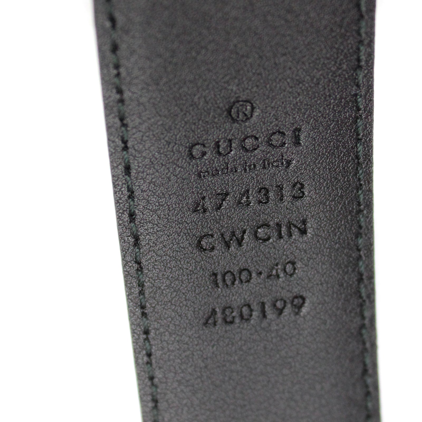 GUCCI - Signature belt with GG detail (T100)