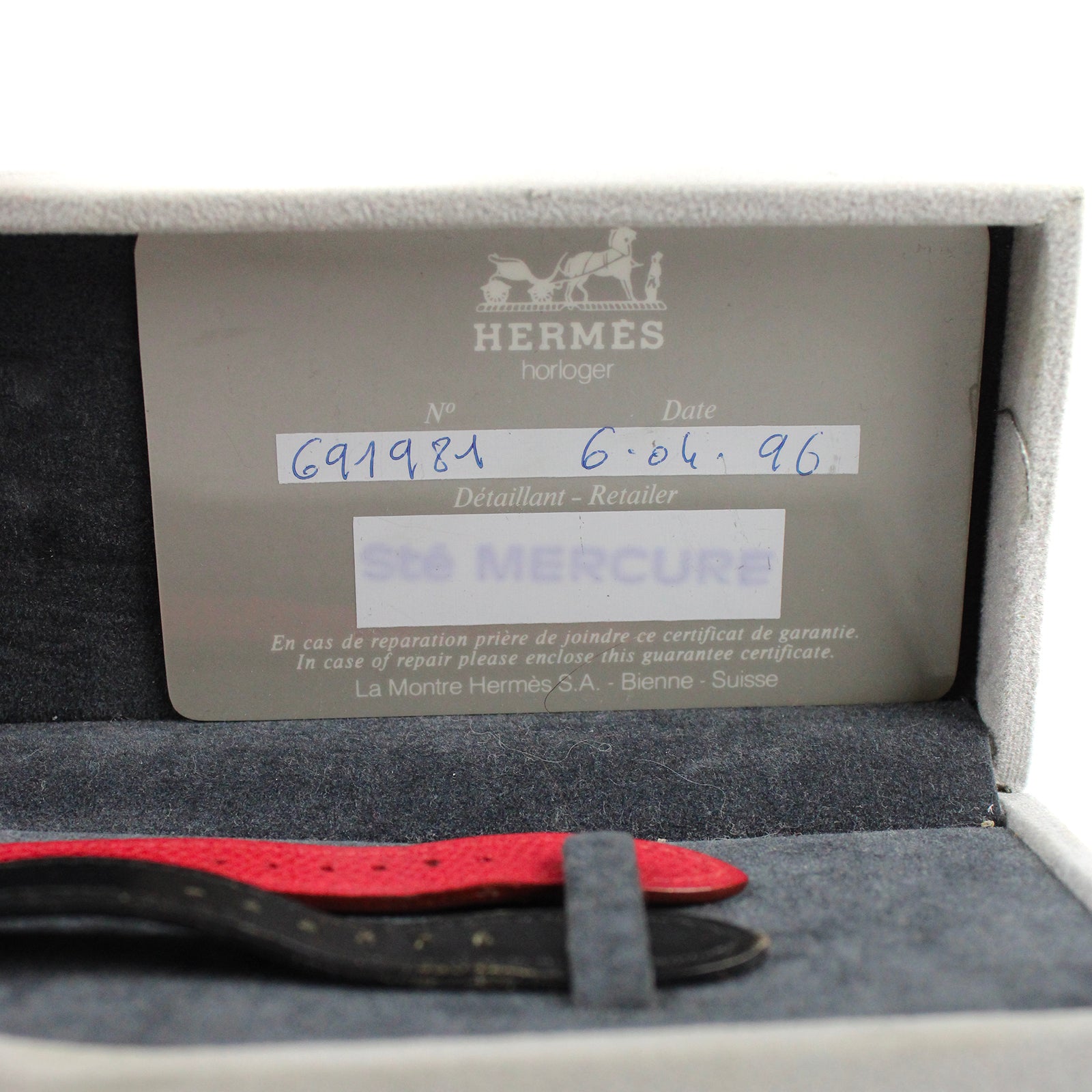 HERMÈS - Montre Kelly (2 bracelets)