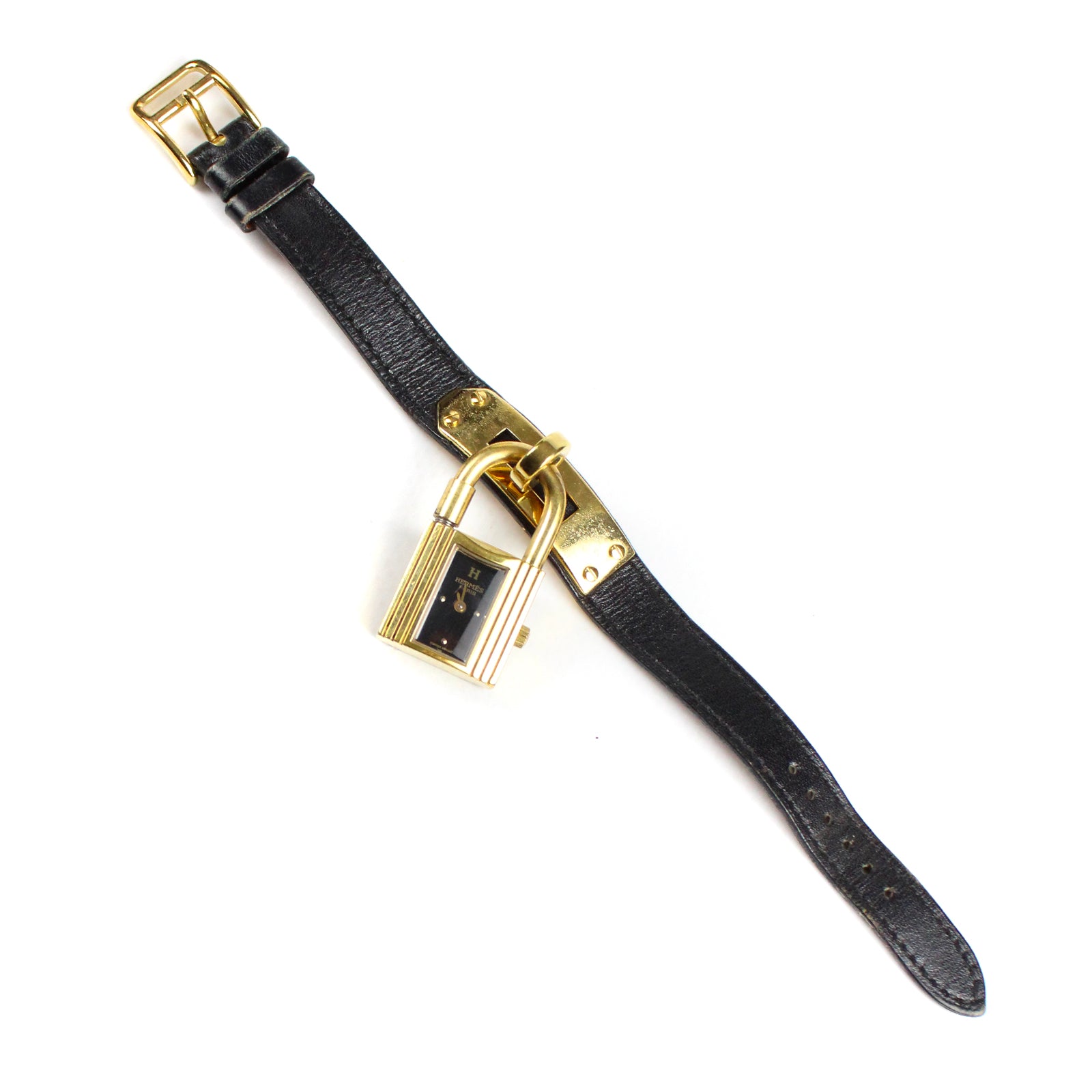 HERMÈS - Montre Kelly (2 bracelets)