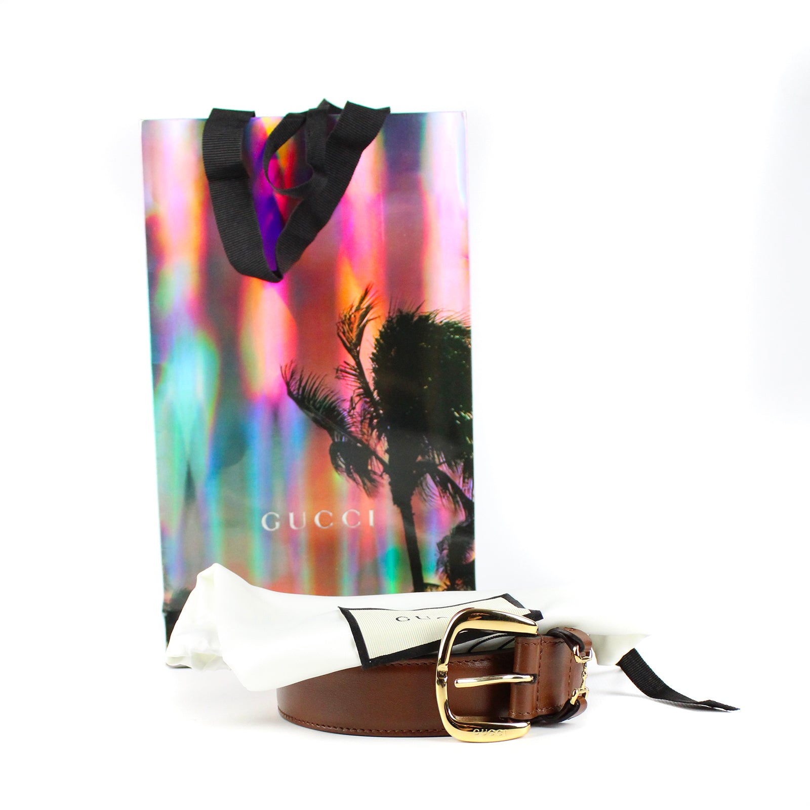 GUCCI - Belt with horsebit details (T95)