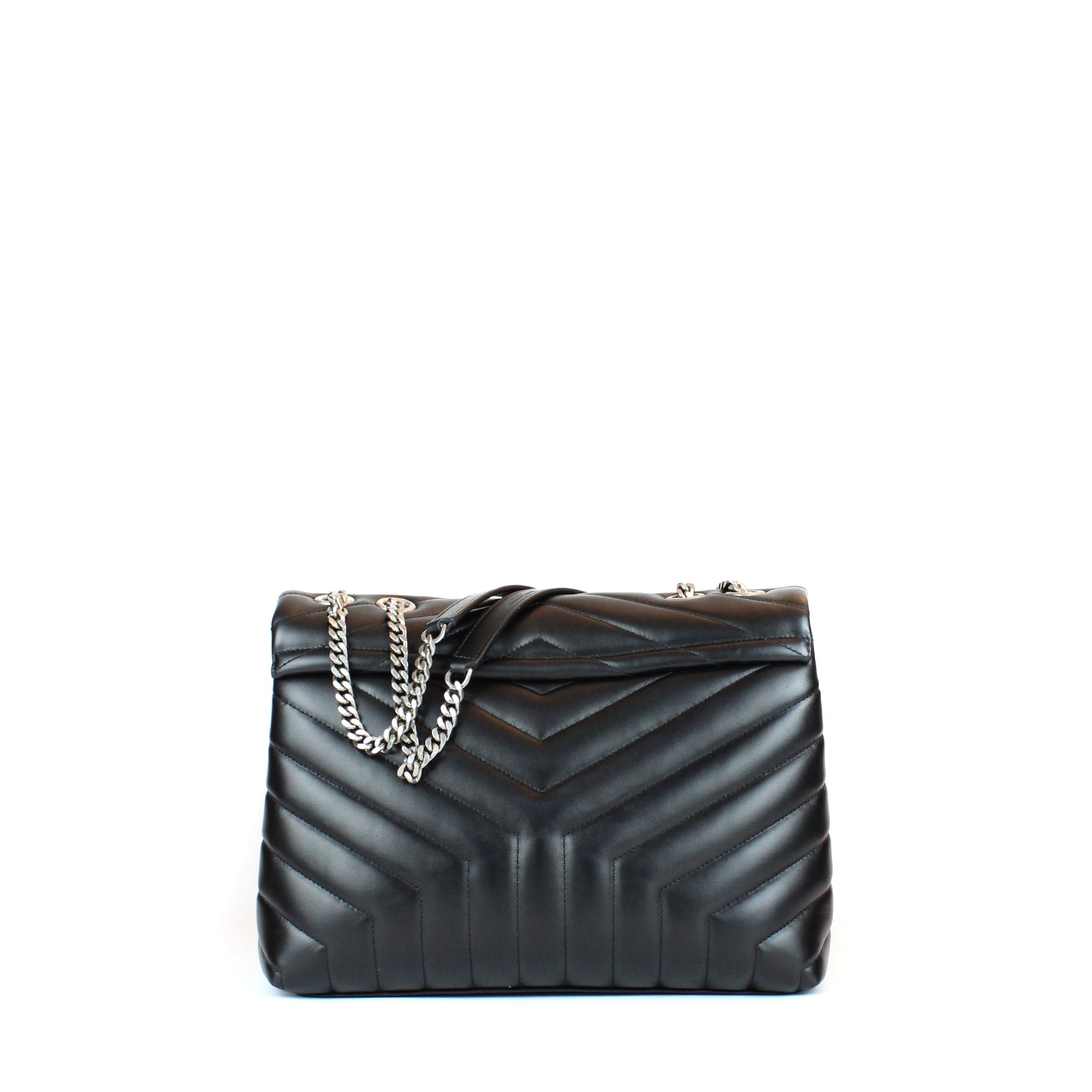 SAINT LAURENT - Loulou medium en cuir matelassé