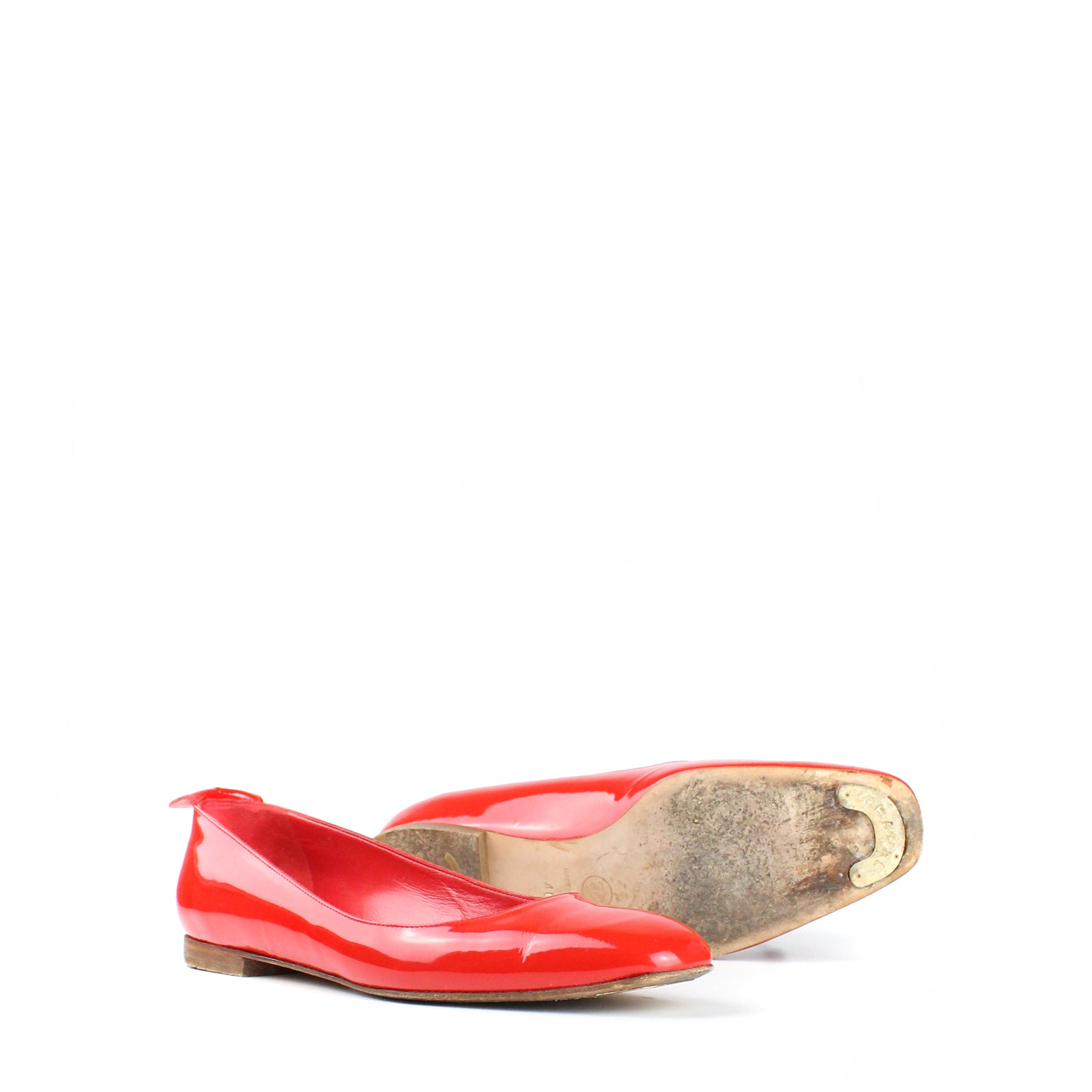 CHANEL - Patent leather ballerinas (T40)
