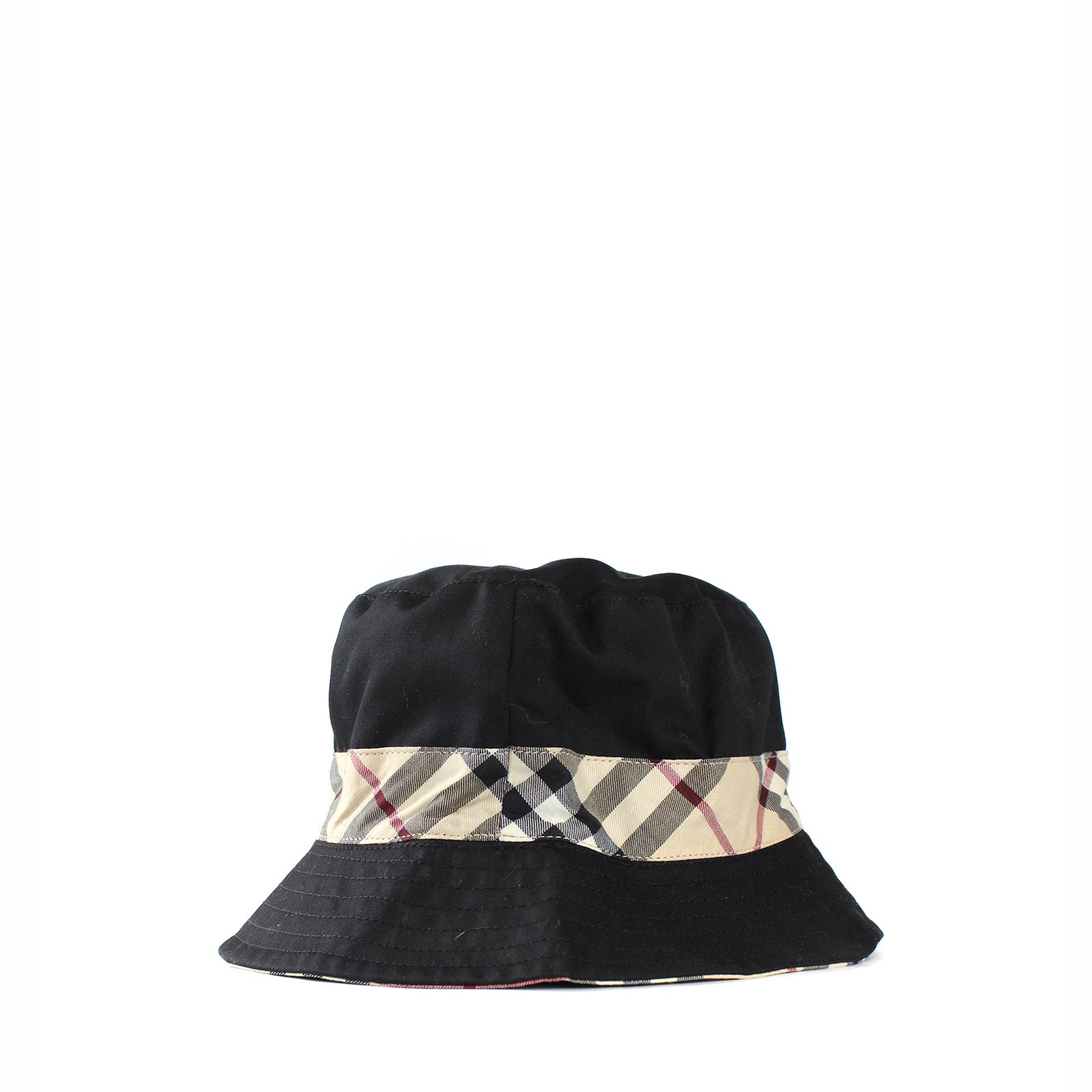 BURBERRY - Bob réversible en coton