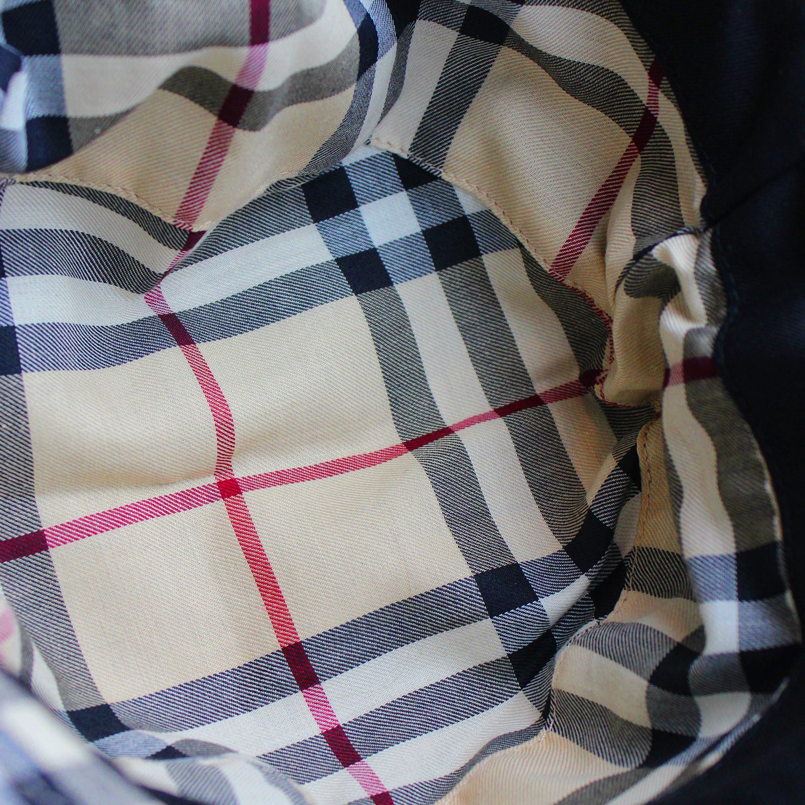 BURBERRY - Bob réversible en coton