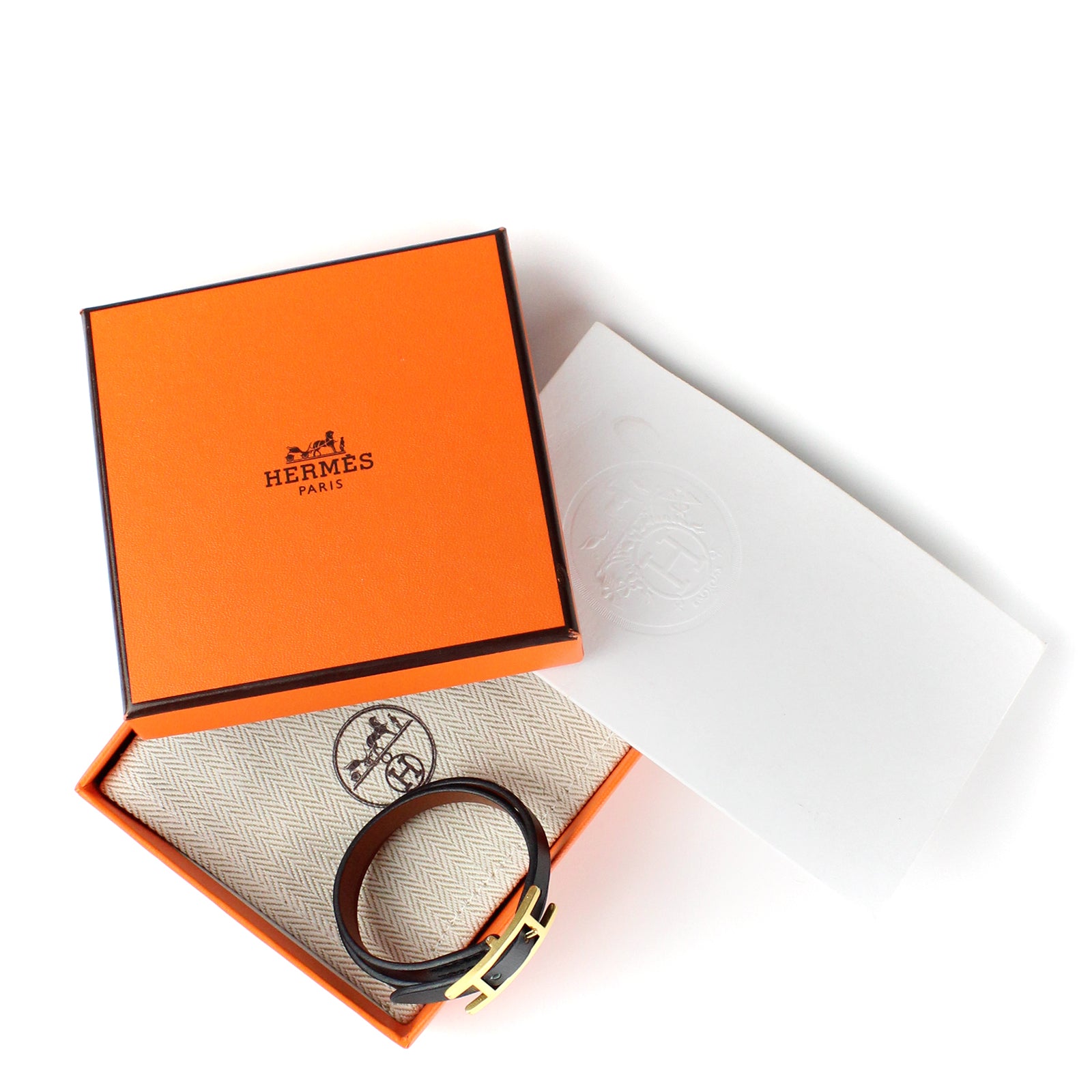 HERMÈS - Bracelet Behapi Double Tour