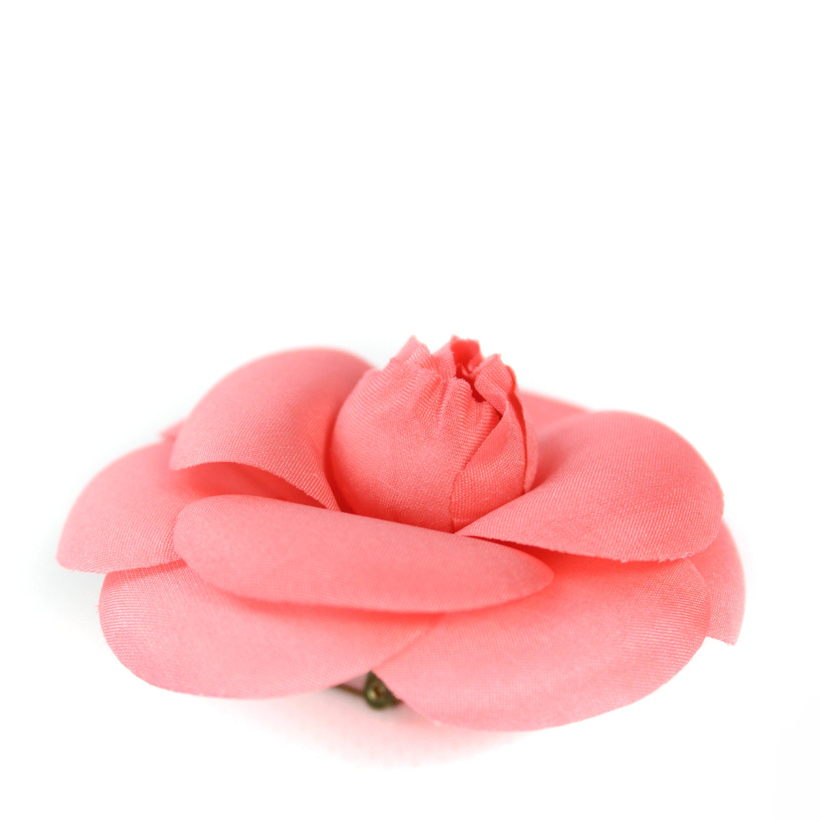 Broche Fleur de Camélia rose