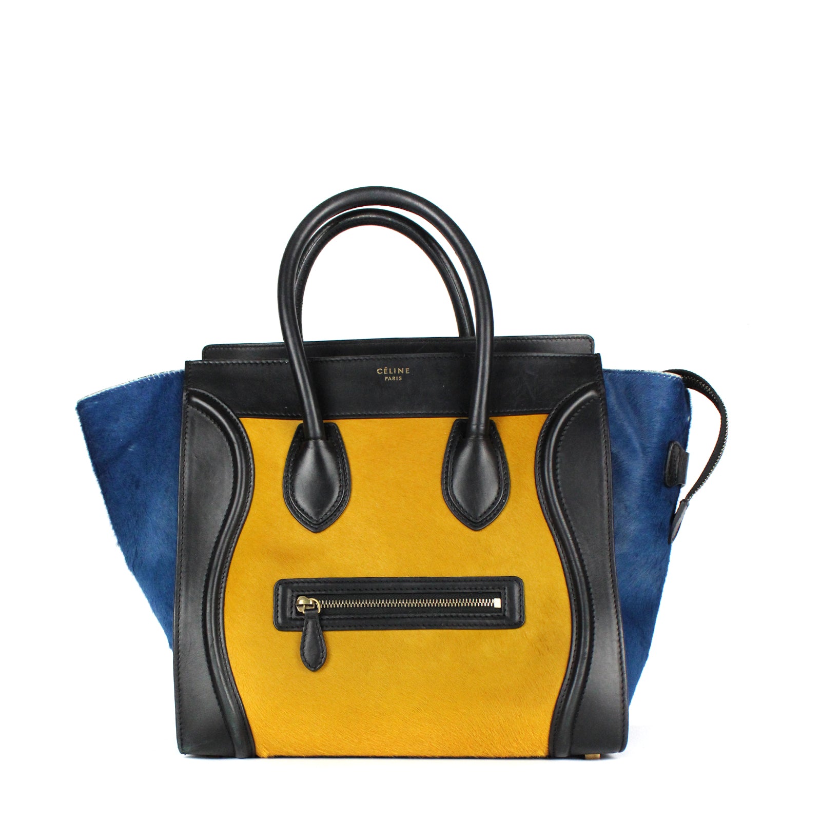 CELINE - Sac à main Luggage bicolore