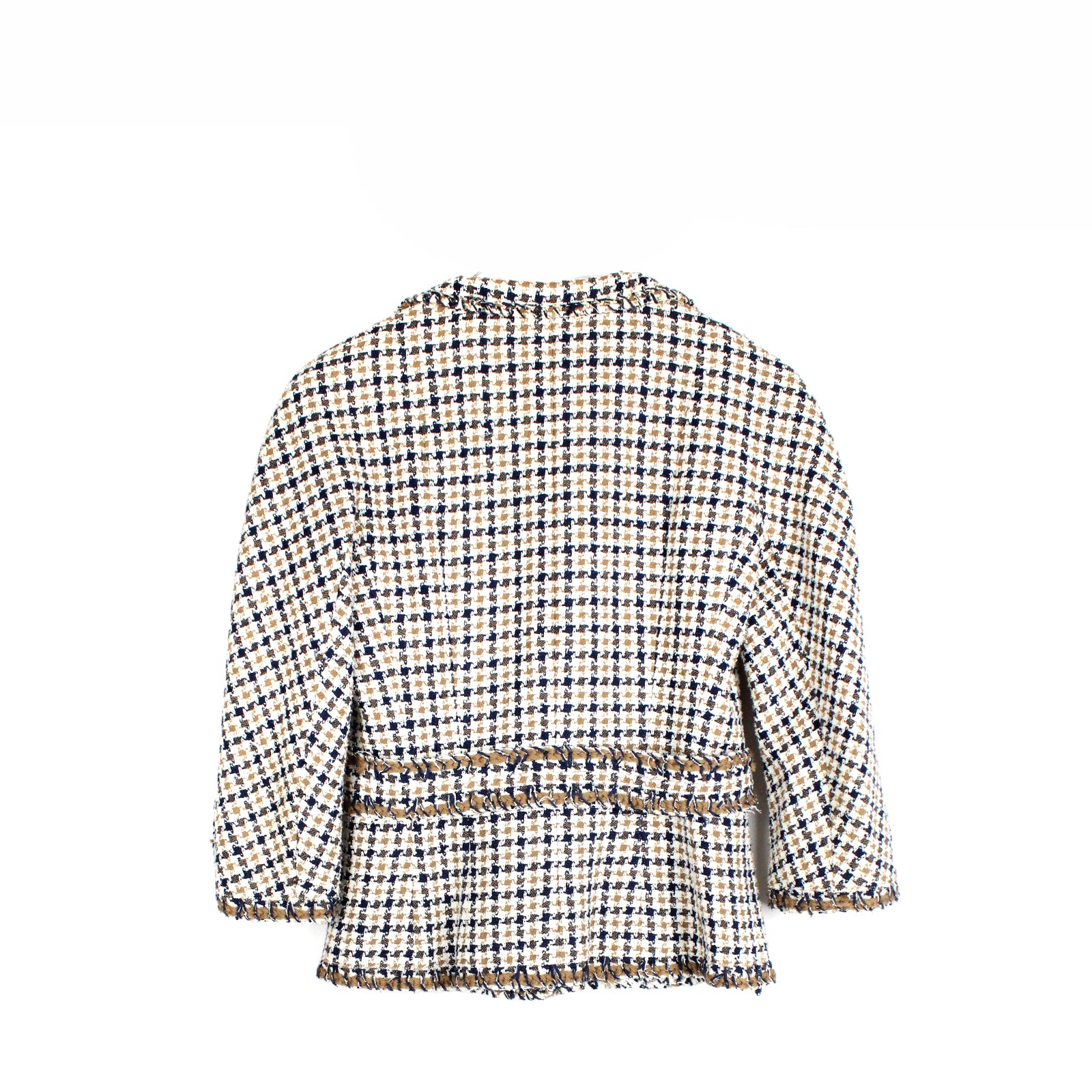 CHANEL - Veste pieds de poule (T34)