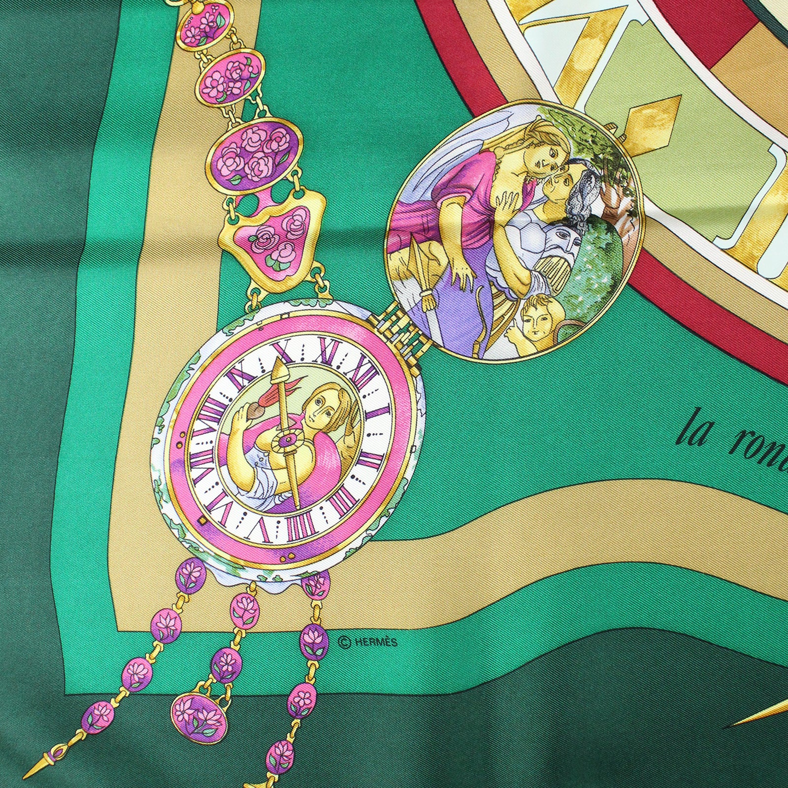 HERMÈS - Carré 90 La ronde des heures