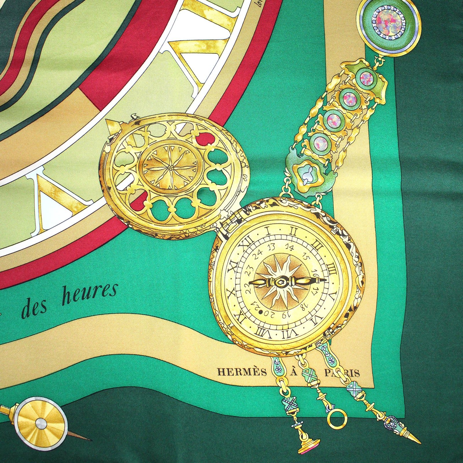 HERMÈS - Carré 90 La ronde des heures