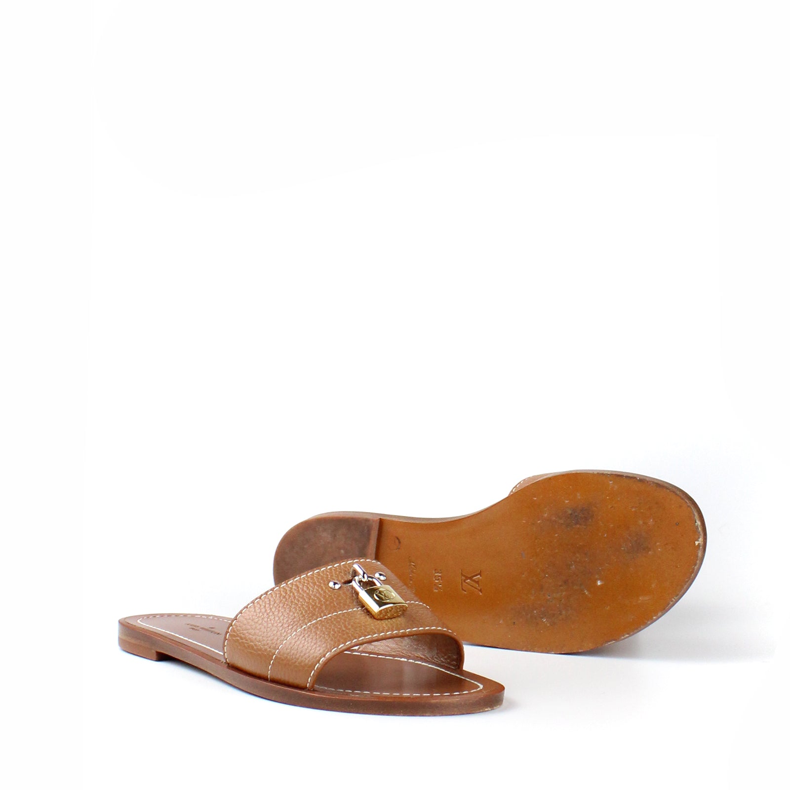 LOUIS VUITTON - Sandales Lock It (T35,5)