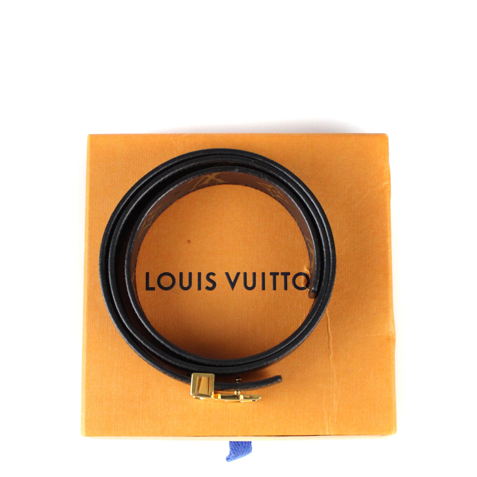 LOUIS VUITTON - Ceinture réversible LV Monogram (T85)