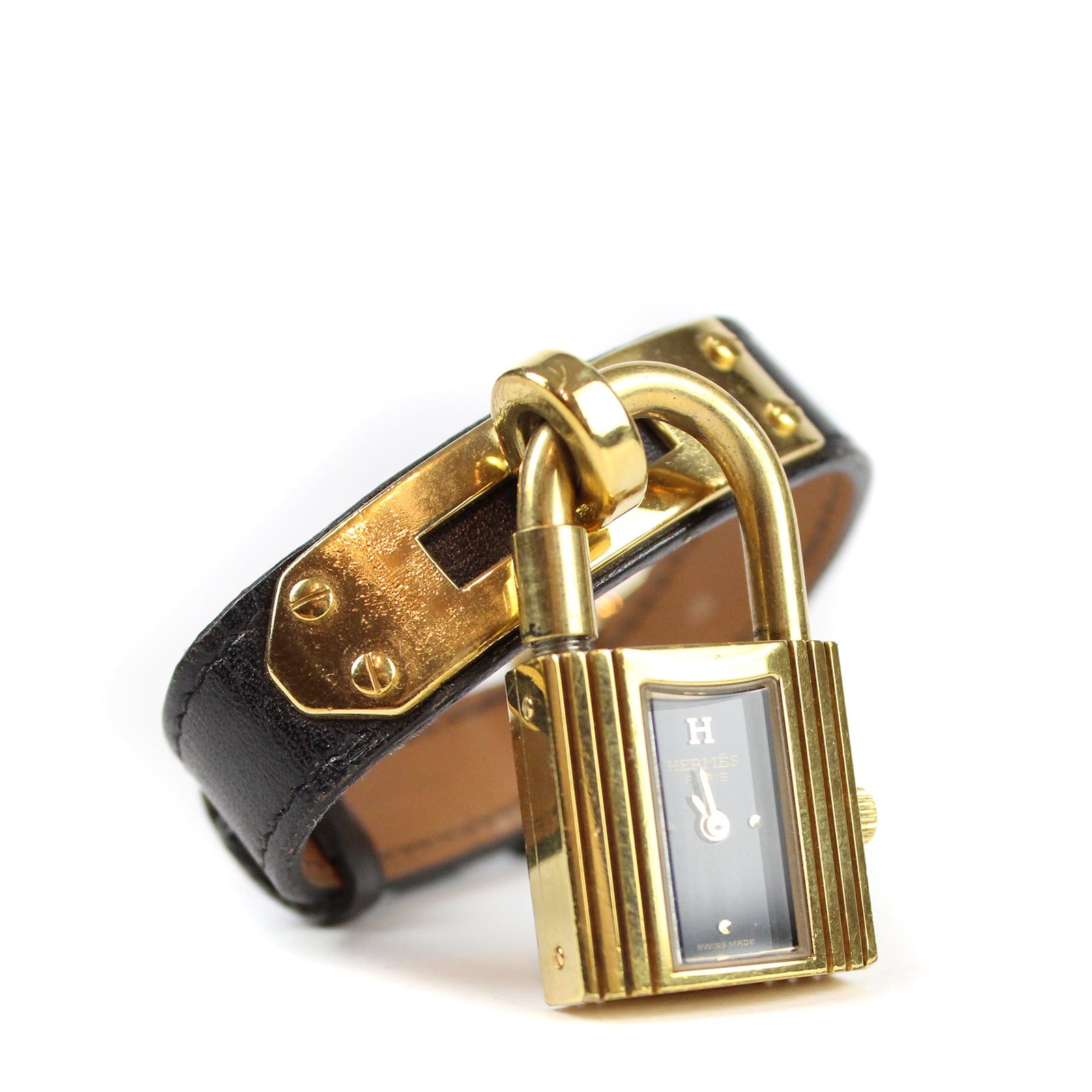 HERMÈS - Montre Kelly (2 bracelets)