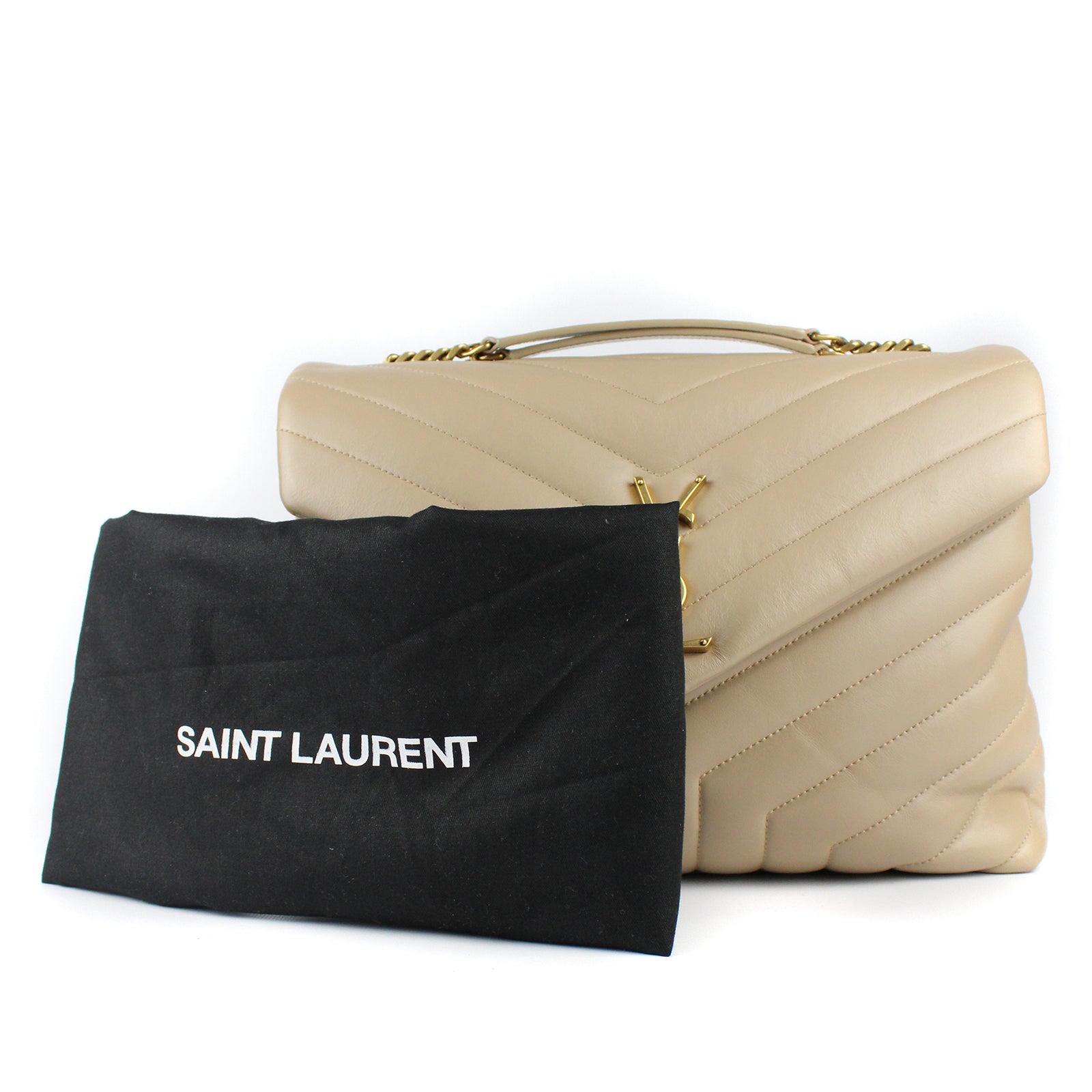 Loulou medium in quilted leather