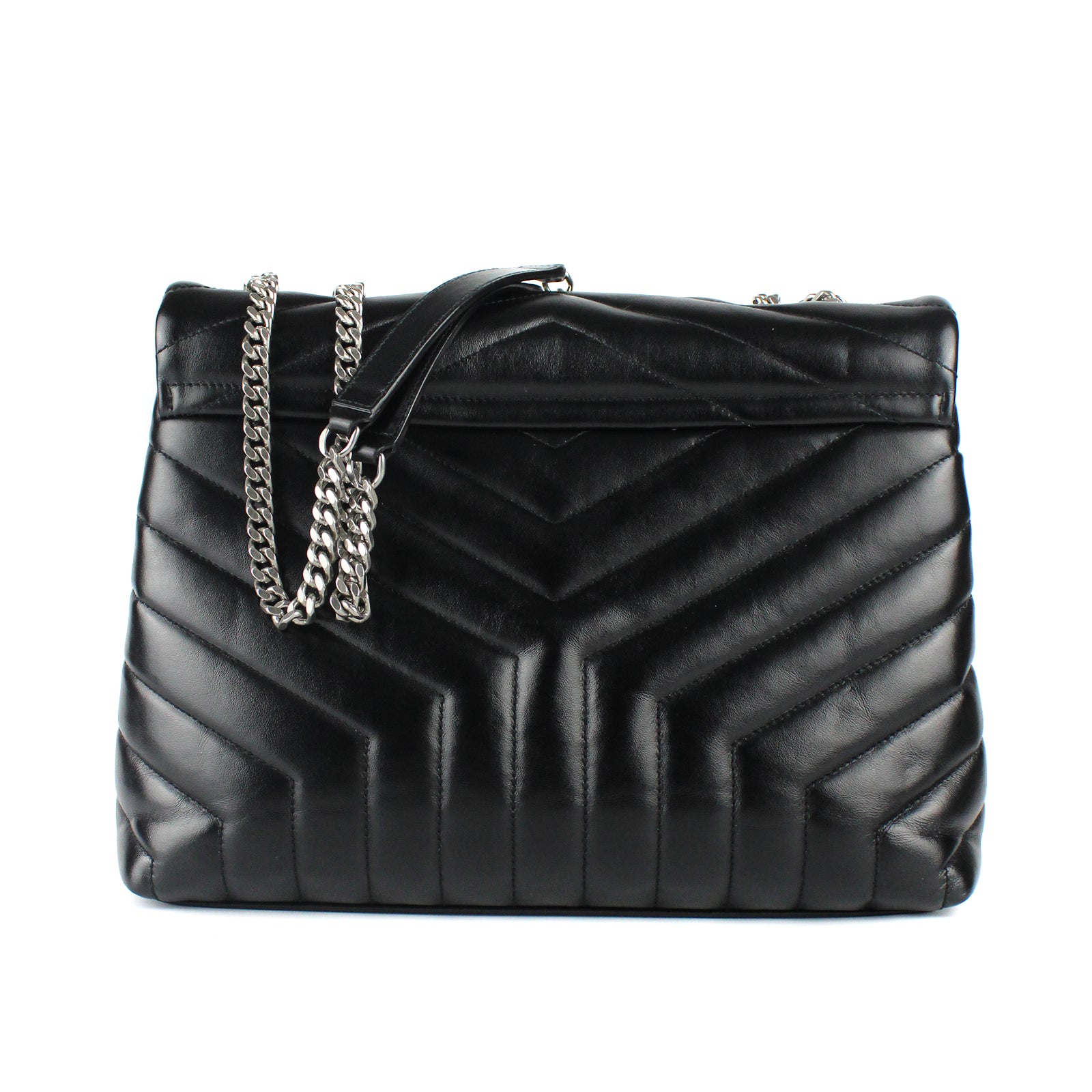 Loulou medium en cuir matelassé