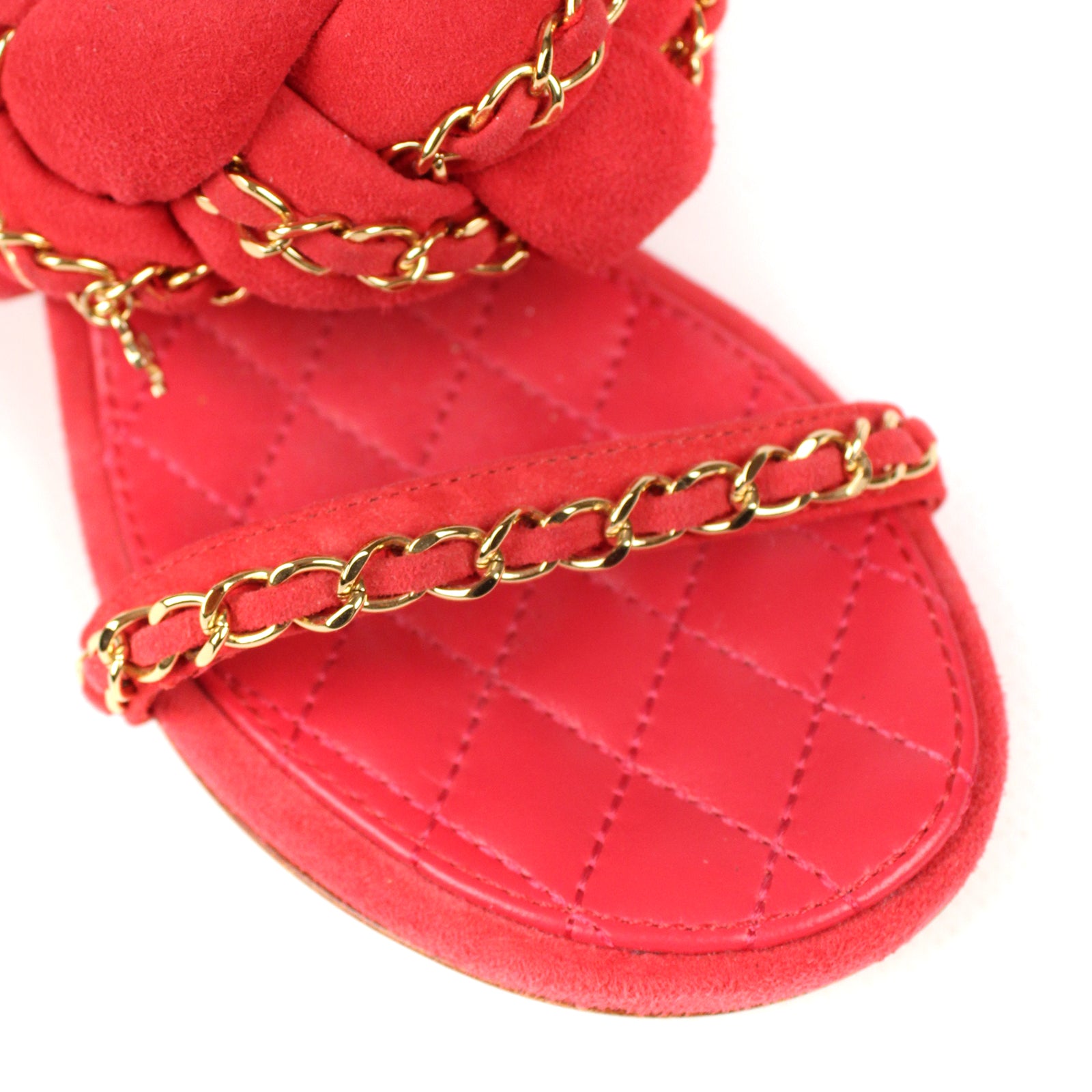 CHANEL - Heeled sandals (T35)