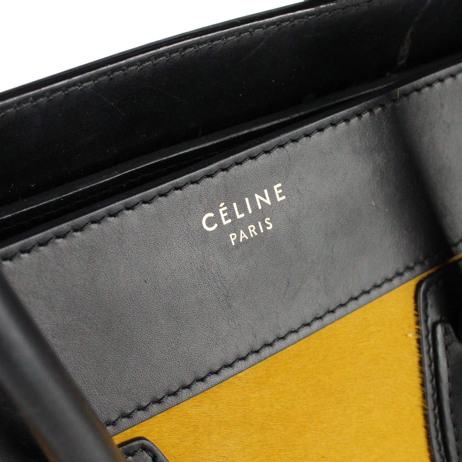 CELINE - Sac à main Luggage bicolore