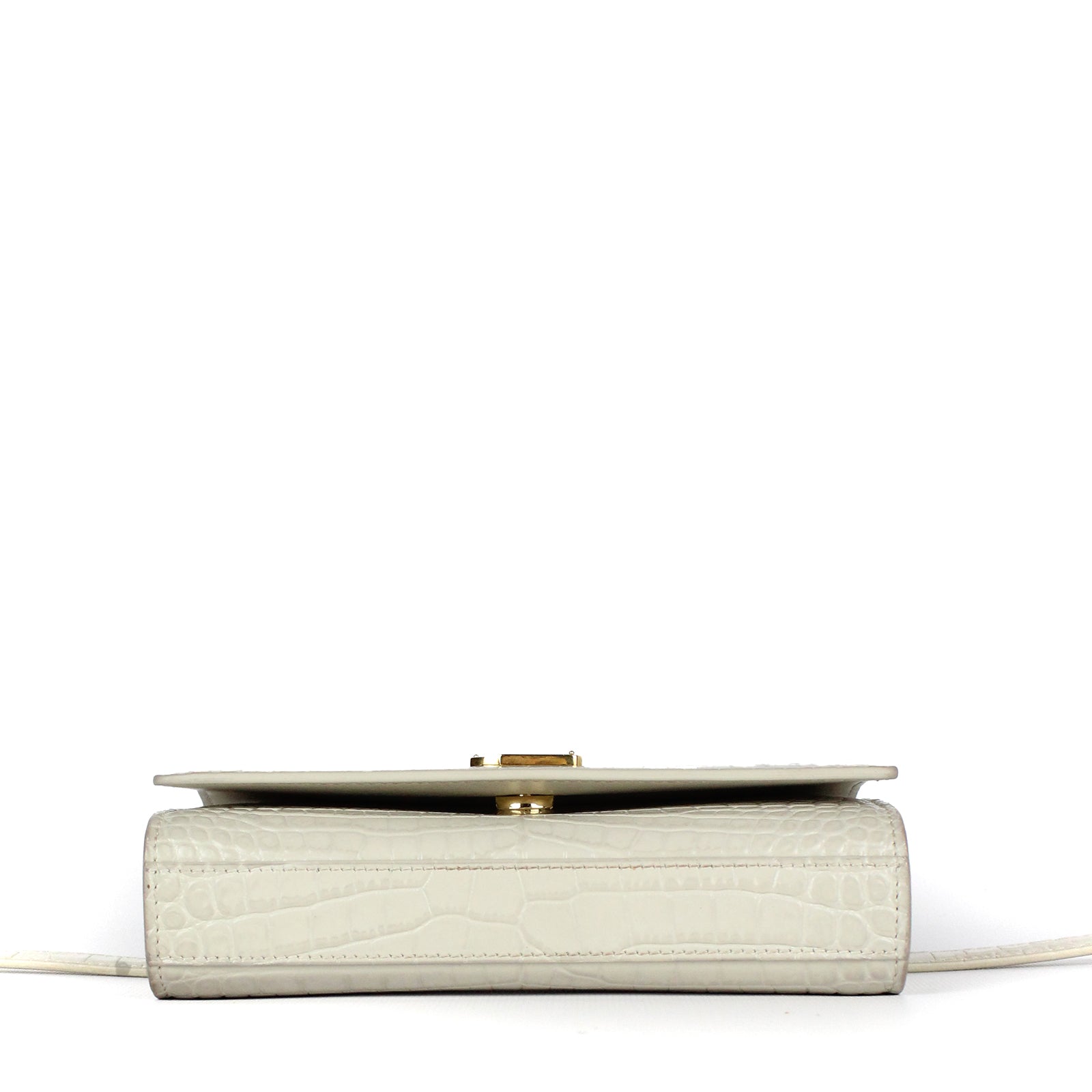 SAINT LAURENT - Sac ceinture Kate embossé croco