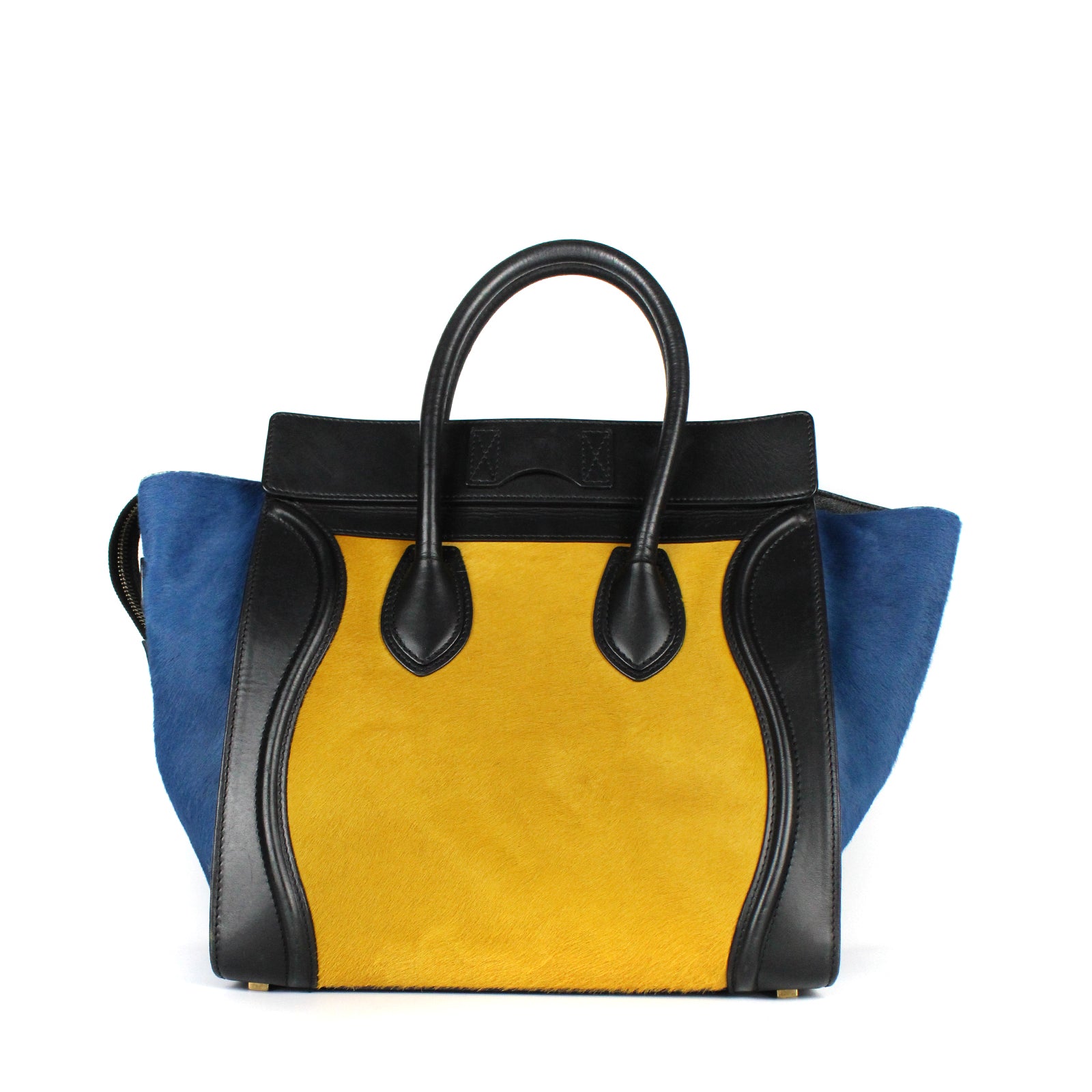 CELINE - Sac à main Luggage bicolore