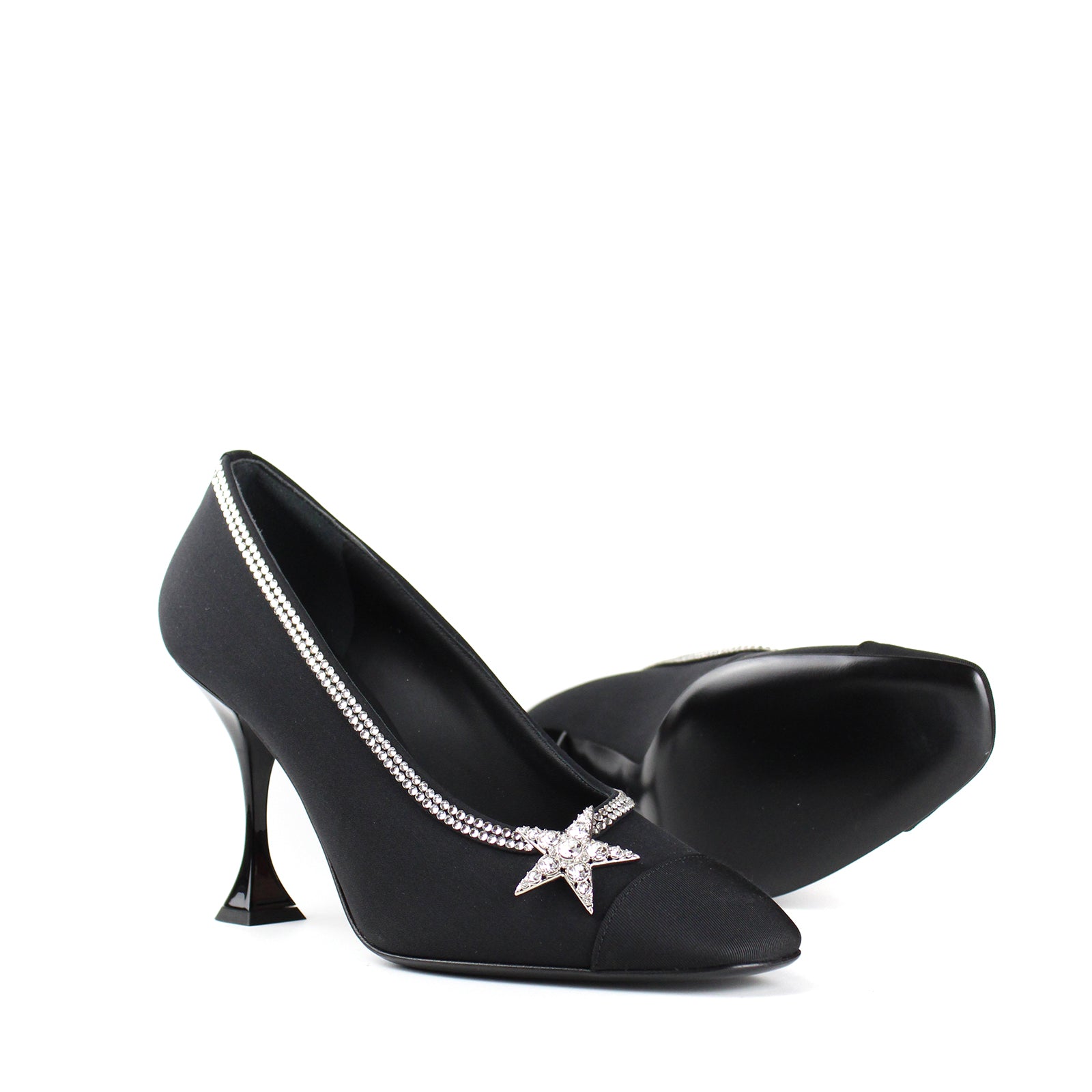 CHANEL - Rhinestone pumps (T38)