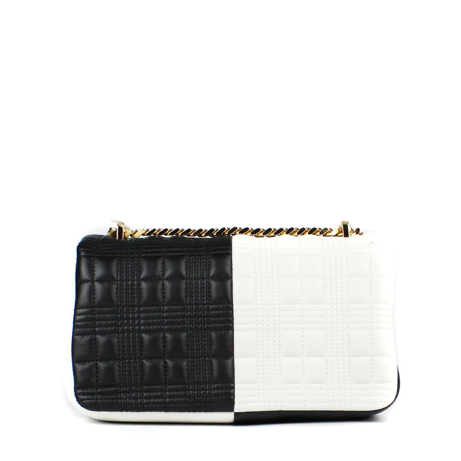BURBERRY - Sac à main Lola TB bicolore