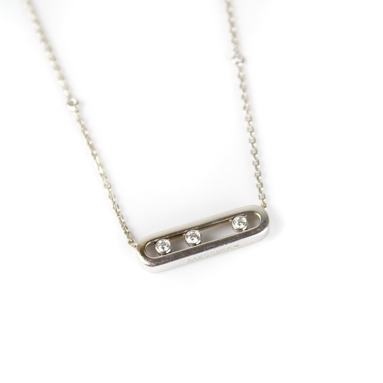 MESSIKA - Collier en diamant or blanc Baby Move