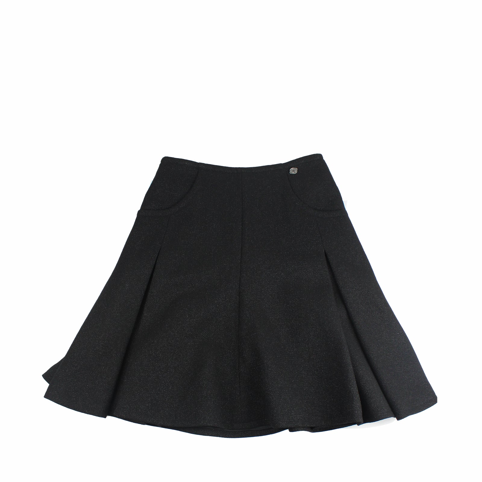 CHANEL - Jupe noire pailletée (T36)