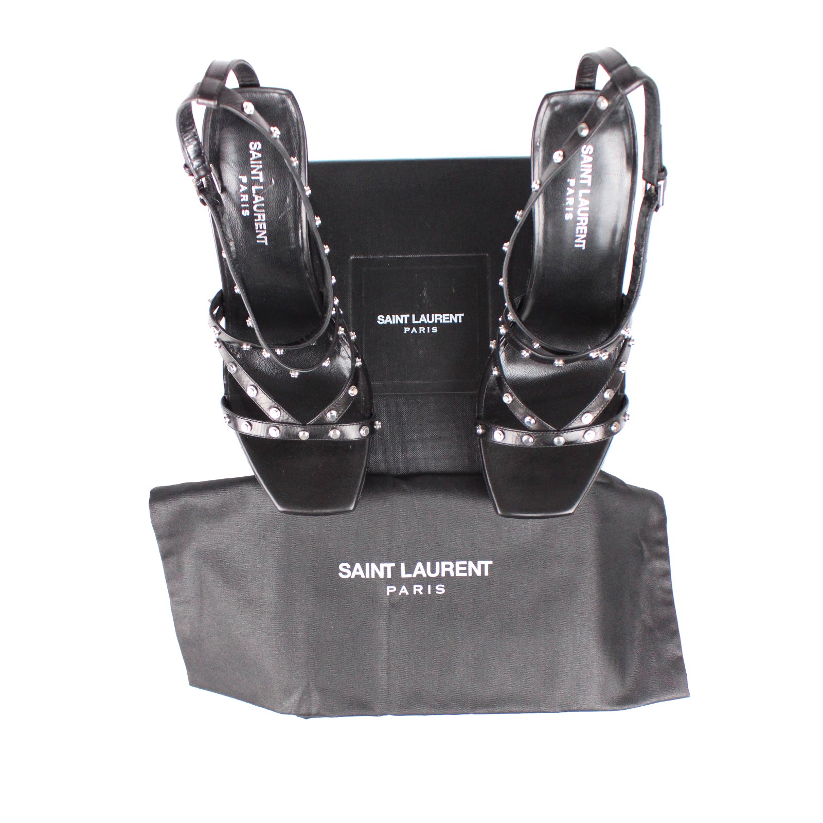 SAINT LAURENT - Sandales à plateforme (T40)