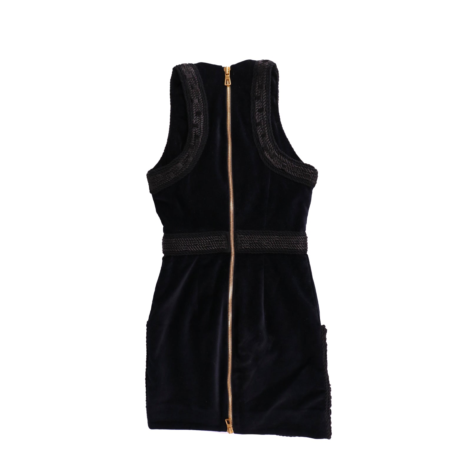 BALMAIN x H&amp;M - Black cotton dress (T34)
