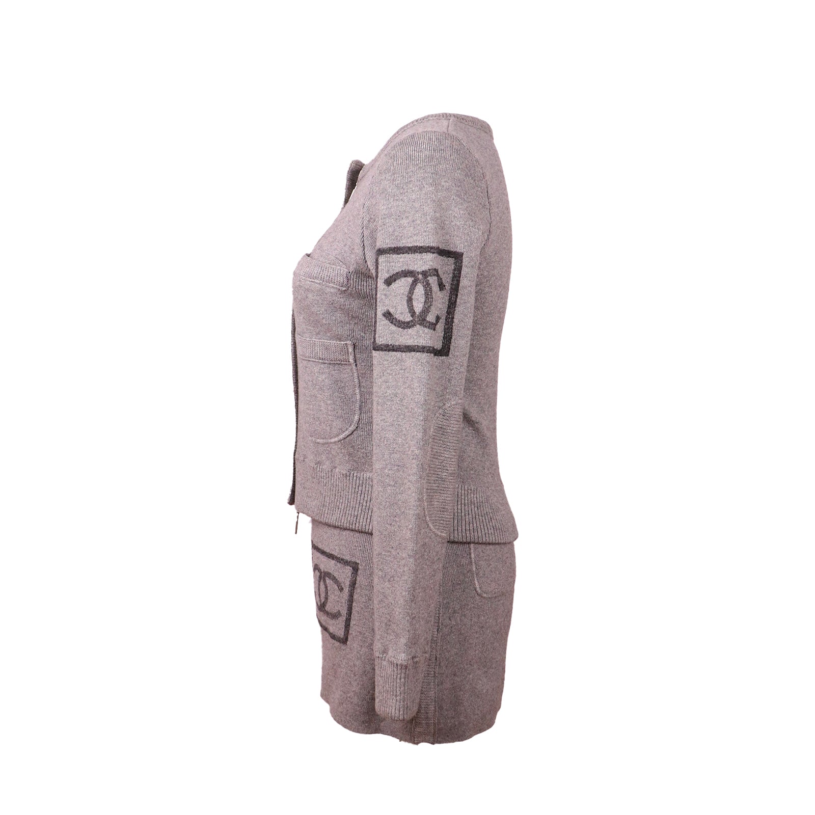 CHANEL - Ensemble veste et jupe sport (T38)
