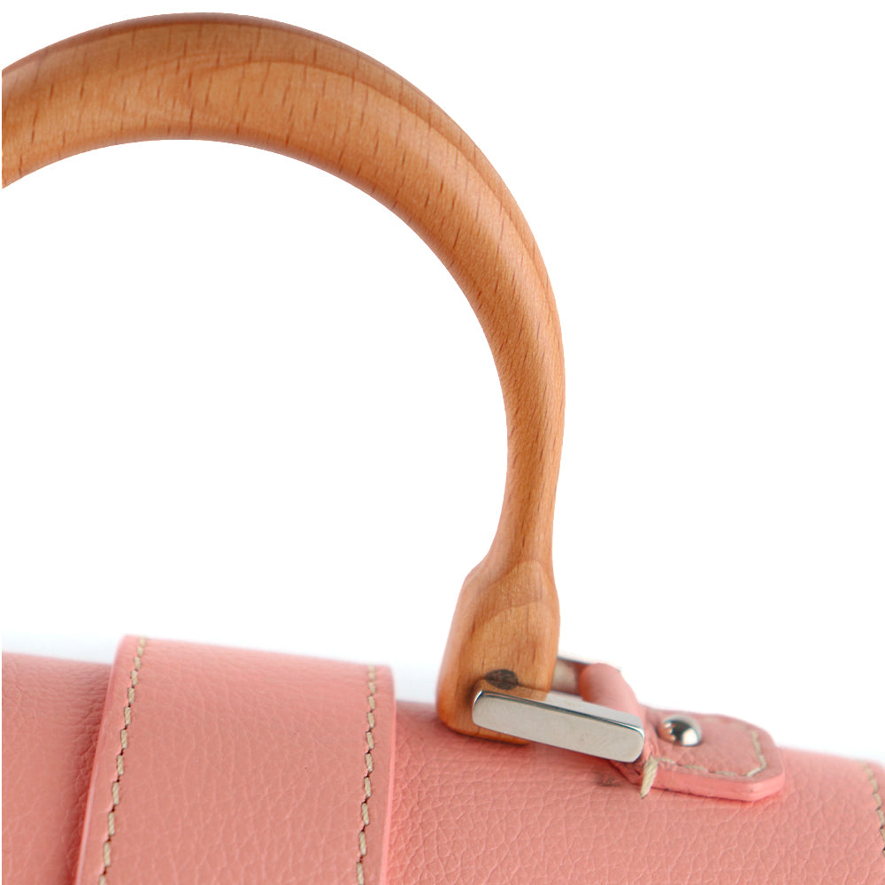 GOYARD - Saigon nano shoulder bag in pink leather