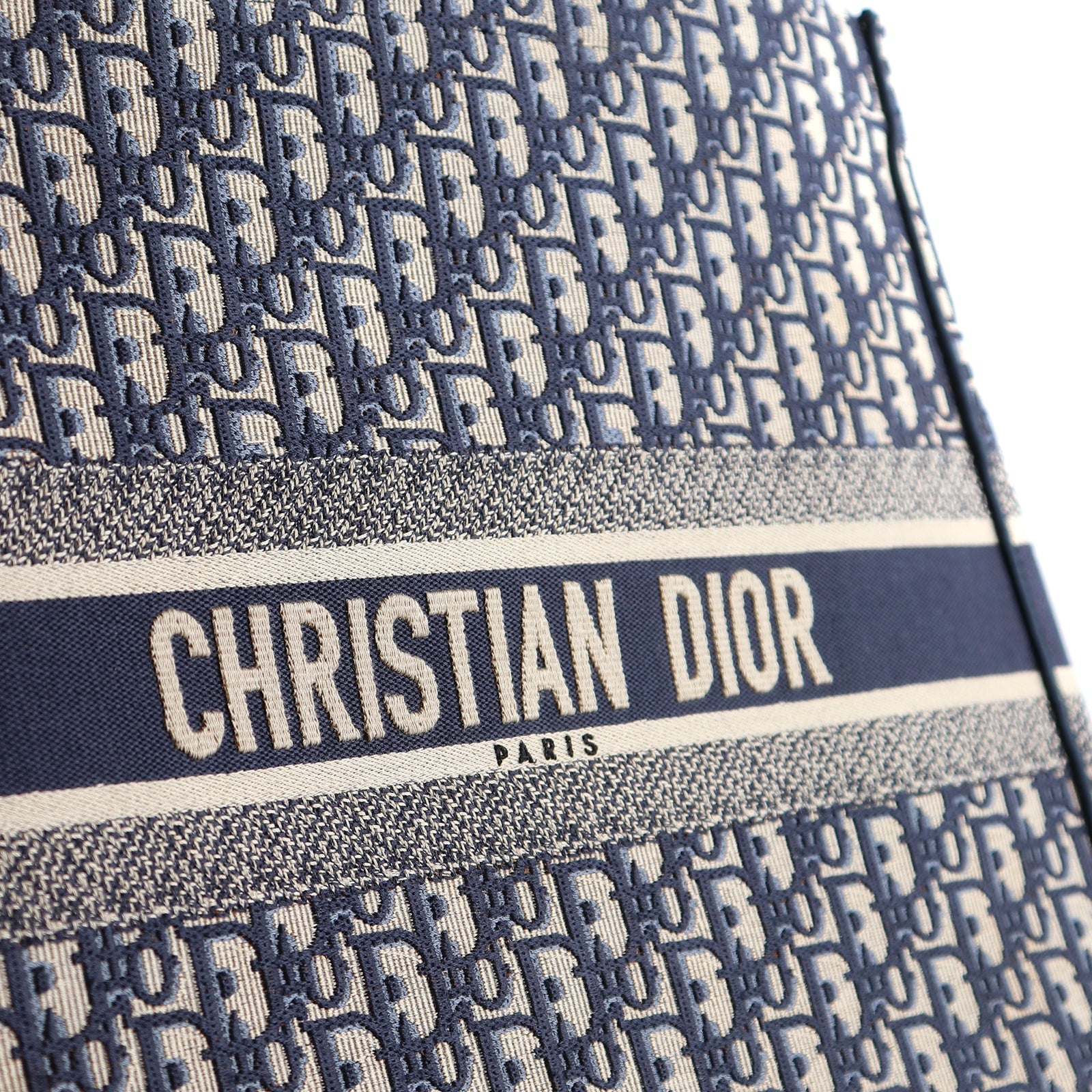 DIOR - Sac cabas Book Tote Large toile Oblique