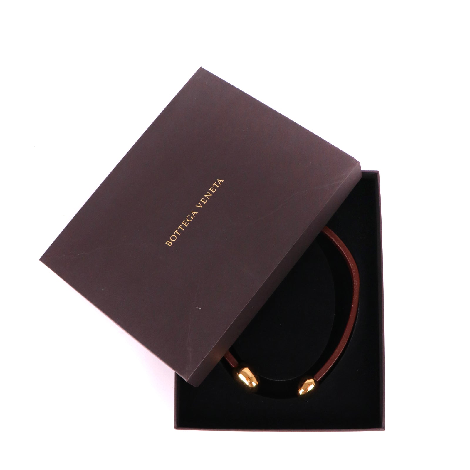 BOTTEGA VENETA - Vintage leather necklace