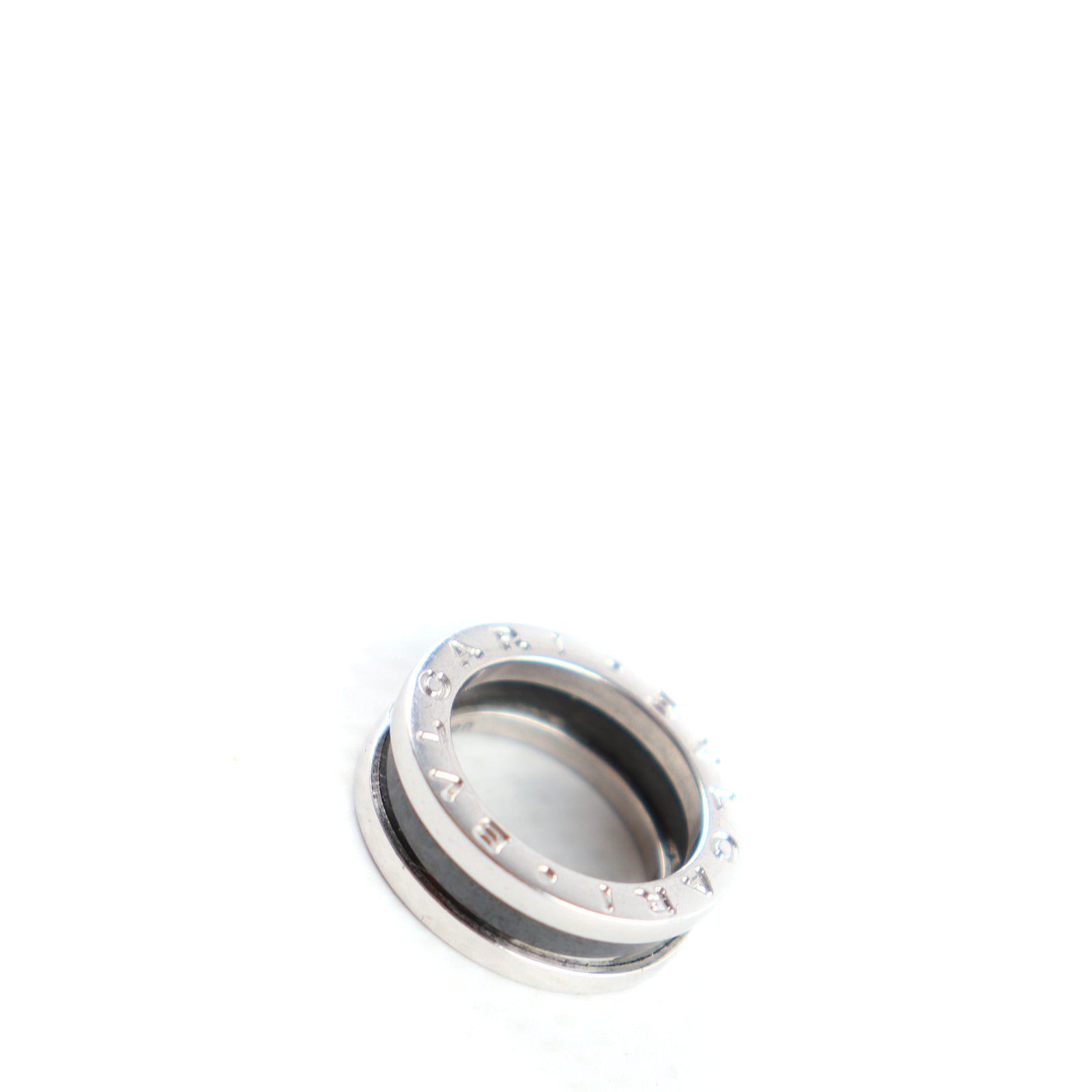 BULGARI - Save The Children silver B.Zero1 ring (T47)