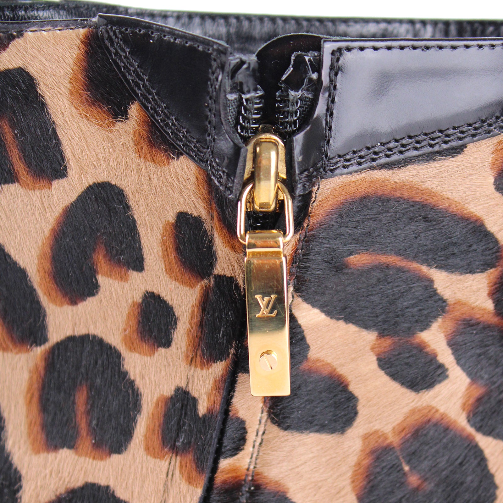 LOUIS VUITTON - LV x Stephen Sprouse leopard ankle boots (T37)