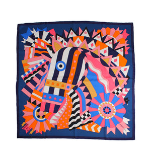 HERMÈS - Carré 90 Party Horse