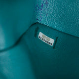 CHANEL - Sac à bandoulière Timeless mini bleu Tiffany