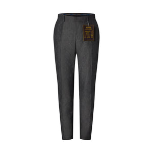LOUIS VUITTON - Pantalon Louis Vuitton en toile monogrammée grise (T44)