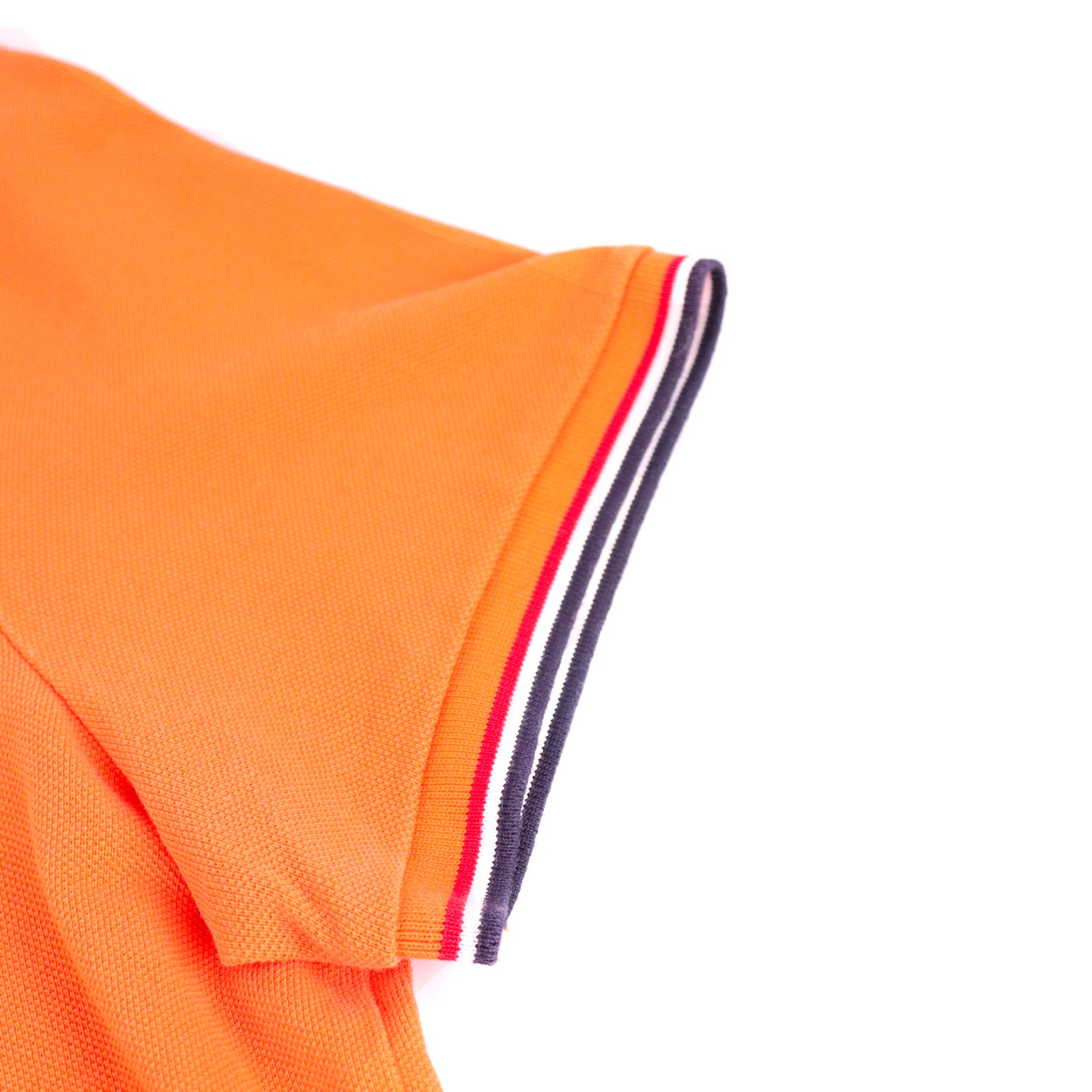 MONCLER - Polo en coton orange (M)