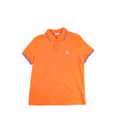 MONCLER - Polo en coton orange (M)