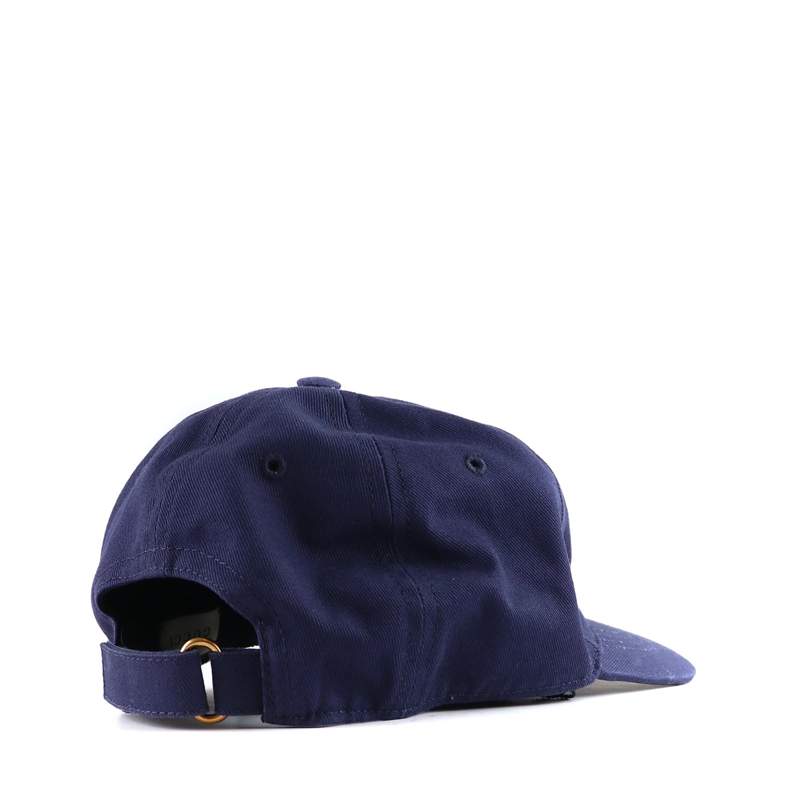 GUCCI - Casquette en toile bleu marine (M)